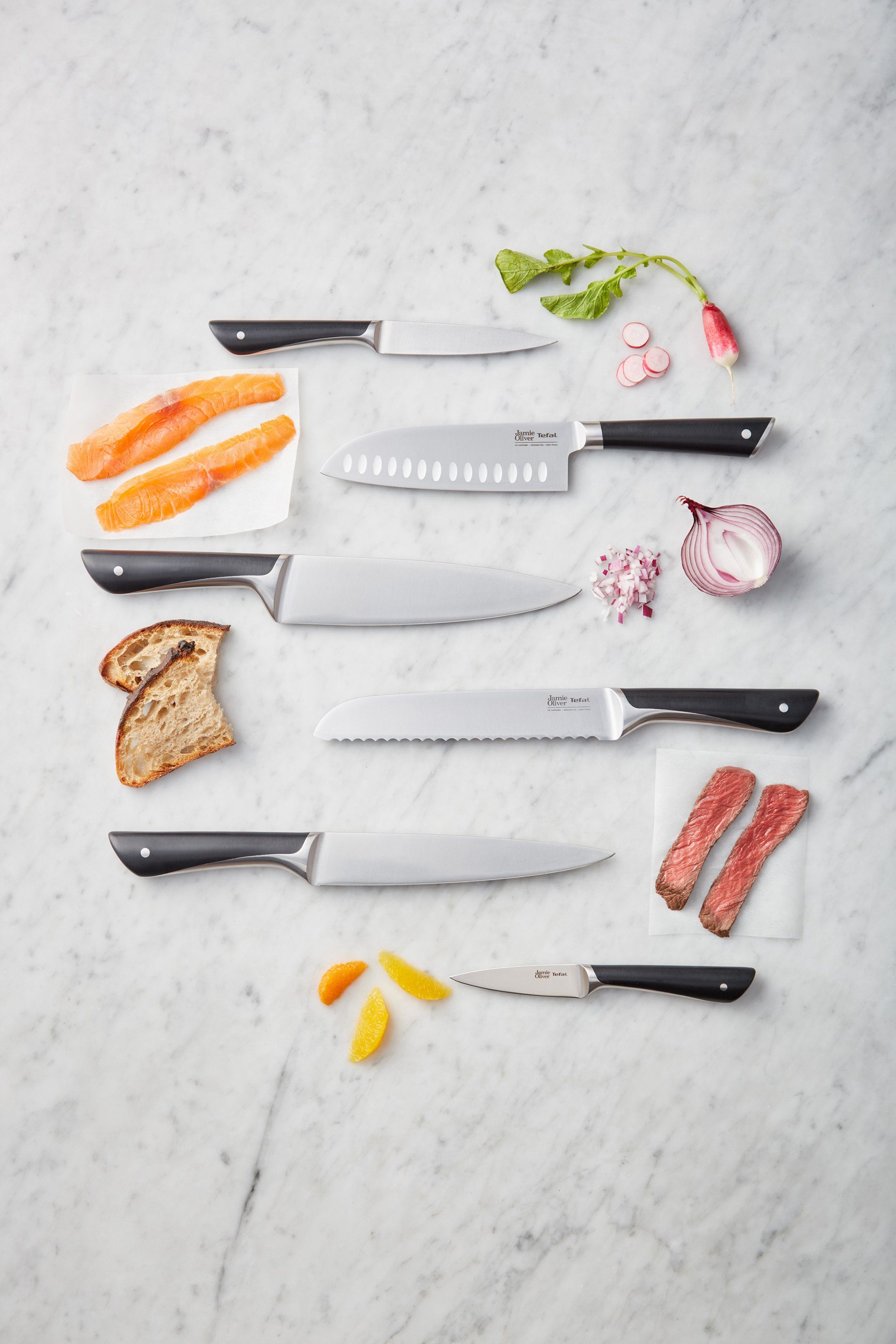 Tefal Brotmesser Jamie Oliver K26703, hohe Leistung, unverwechselbares Design, widerstandsfähig/langlebig