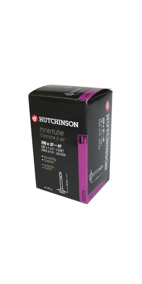 Hutchinson Fahrradschlauch Hutchinson Standard Fahrradschlauch 550x28/42A Presta 32mm  Citybike