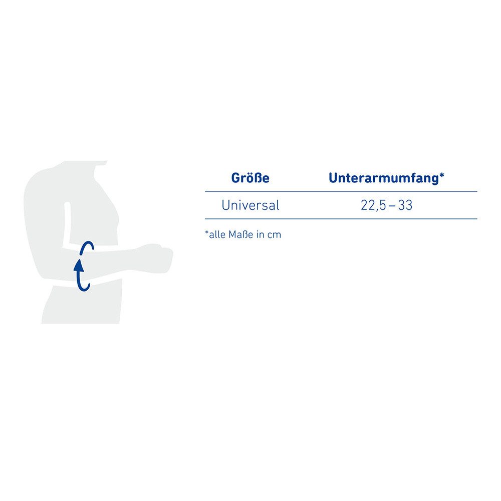 Bauerfeind Ellenbogenbandage EpiPoint Ellenbogenspange, Schwarz