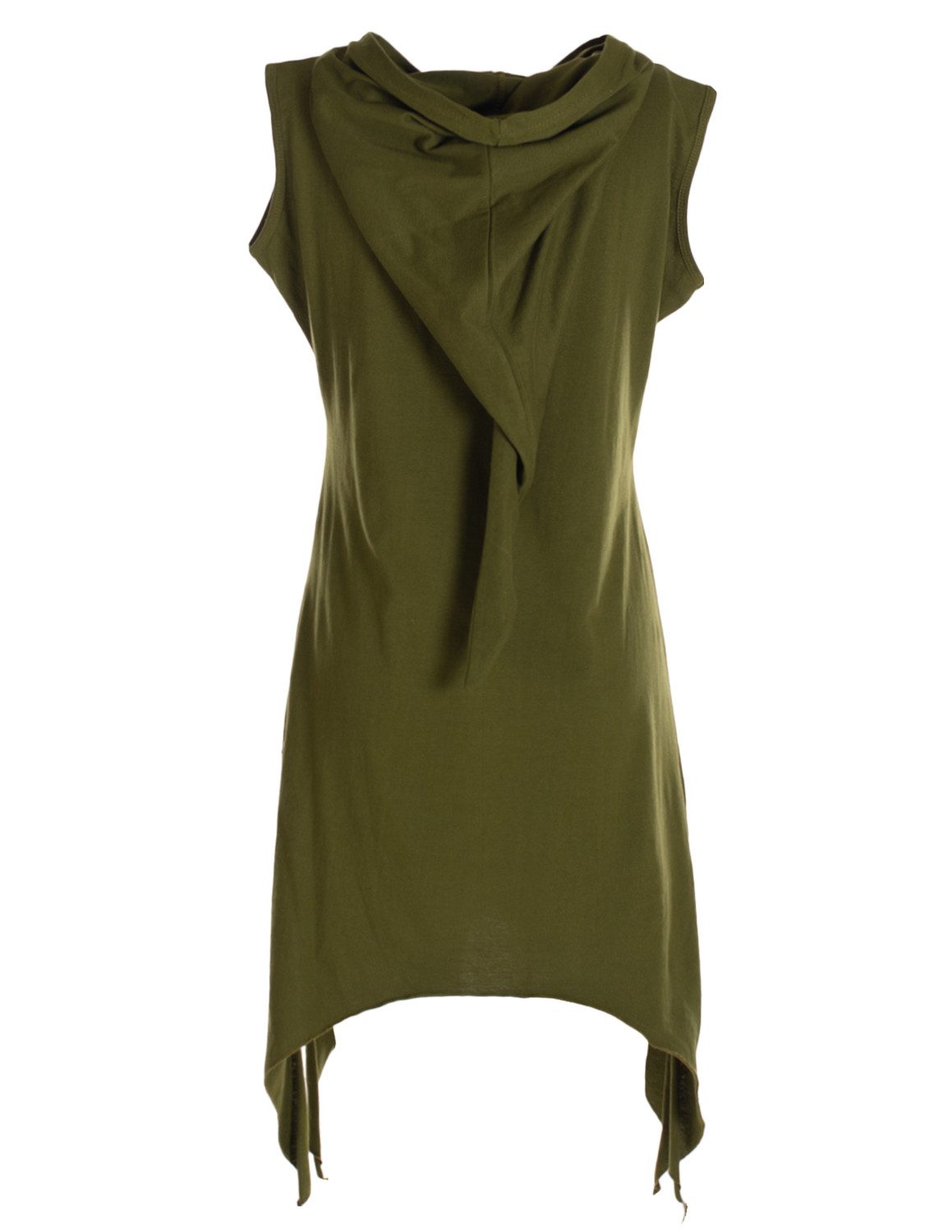 Vishes Zipfelkleid Armloses Damen Zipfel-Tunika Elfen-Kleid günstig online kaufen