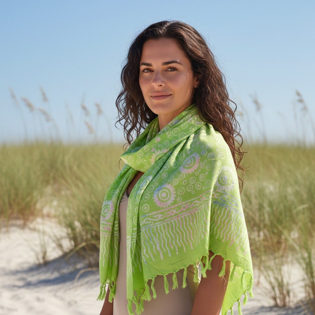 Guru-Shop Sarong Bali Batik Sarongkleid, Wickelrock, Sarong,..