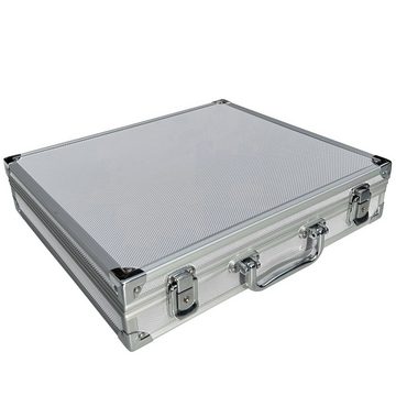 ECI Tools Werkzeugkoffer ECI Alu-Koffer Leer mit Aluminium Leisten Koffer Box Innenmaß 34 x 30