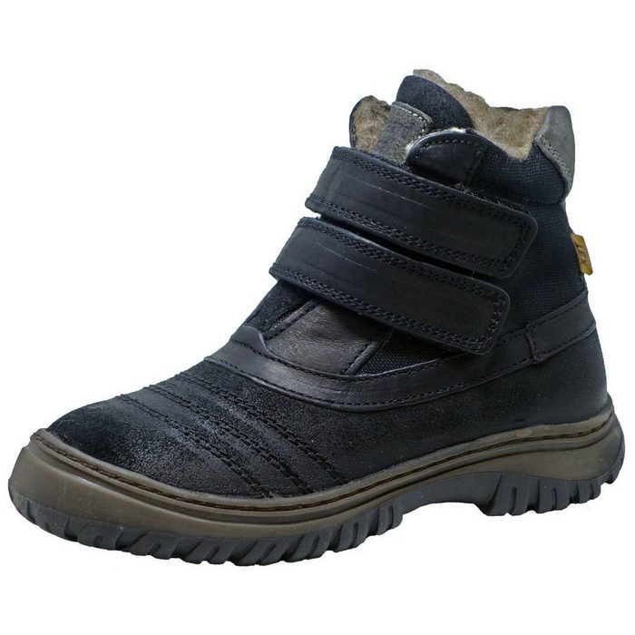 Bisgaard Bisgaard 61014 Boots Kinderschuh Schuhe Leder Klett schwarz Tex. Schnürstiefelette