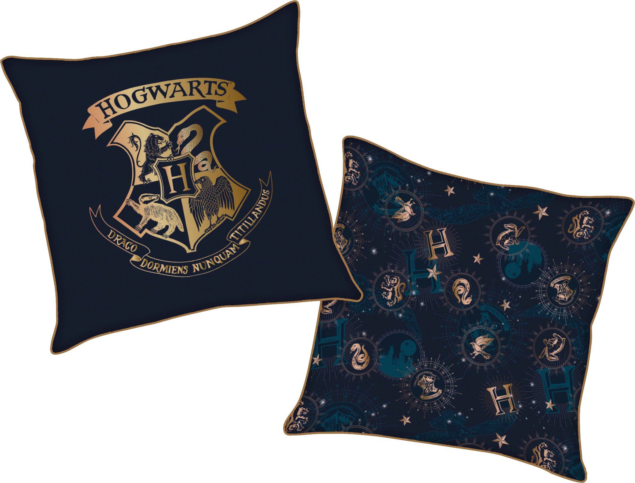 Harry Potter Dekokissen Harry Potter, mit Golddruck