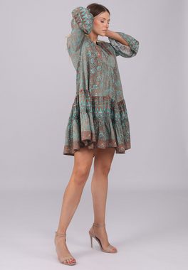 YC Fashion & Style Tunikakleid Elegante Tunika im Ethno-Stil Alloverdruck, Boho
