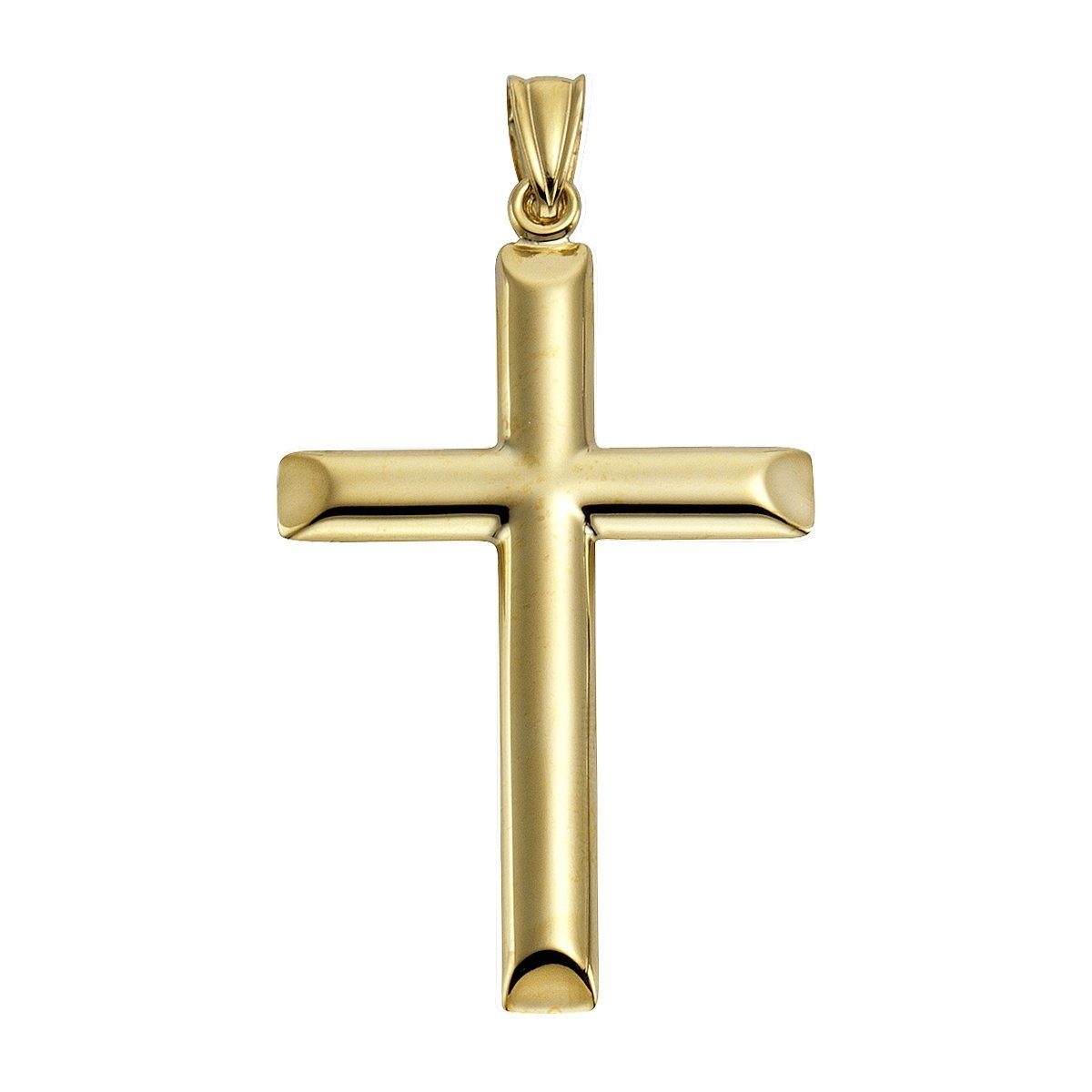 Mode liefern Vivance Kettenanhänger 585 Gold Motiv Kreuz