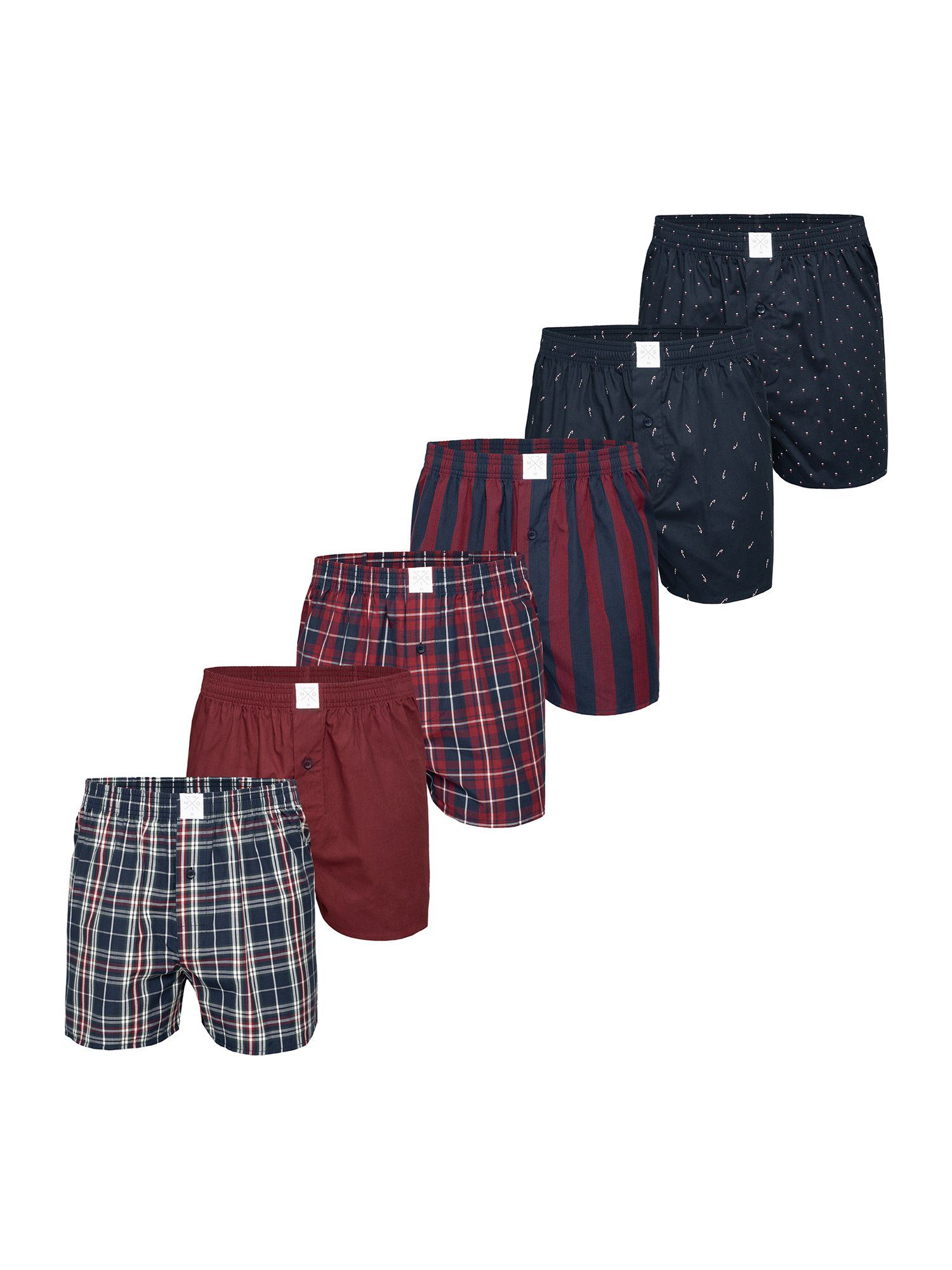 (6-St) 10 boxershort Set MG-1 Classics Boxer unterwäsche unterhose