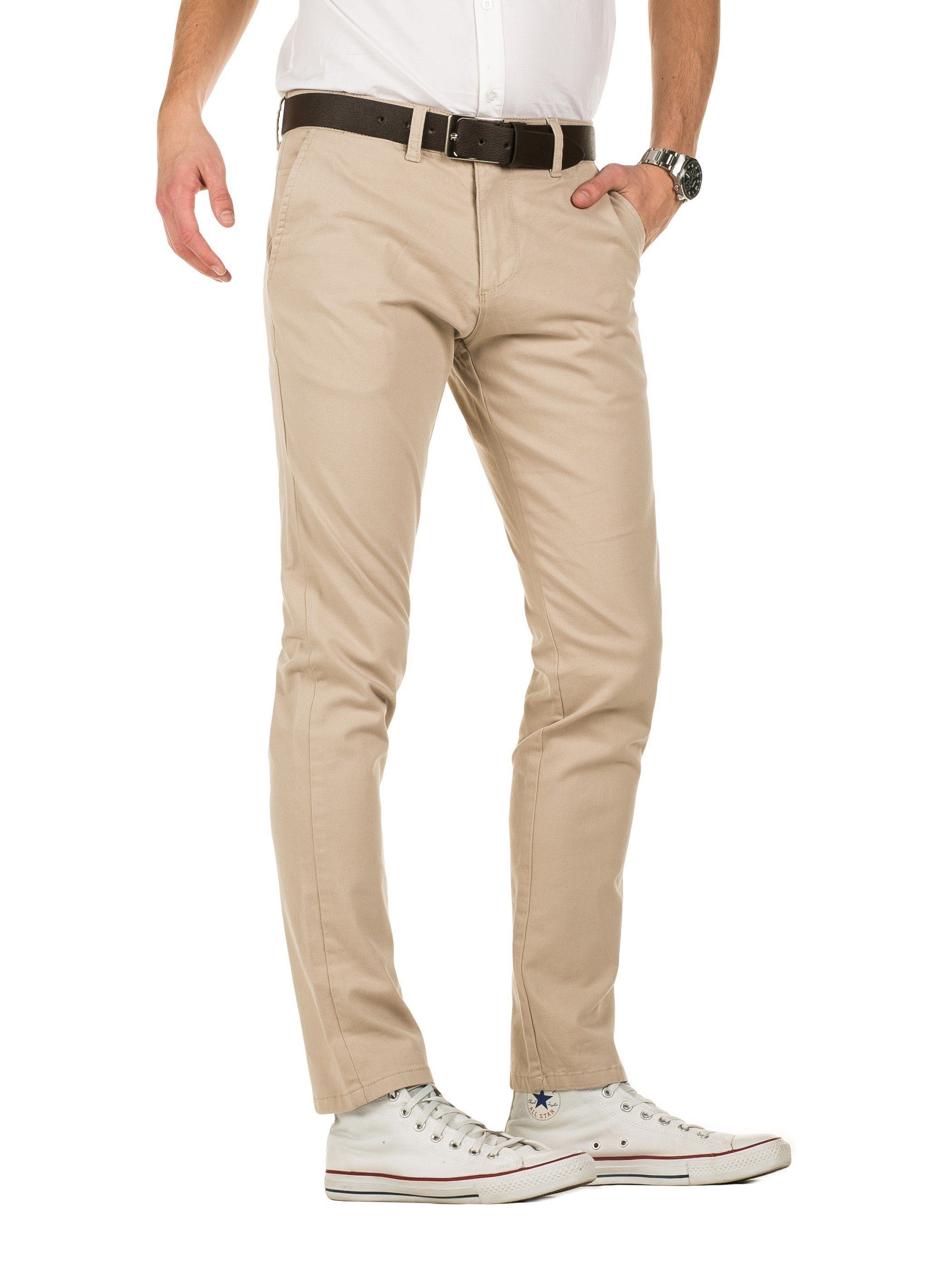 Yazubi Chinohose M192 mit Gürtel