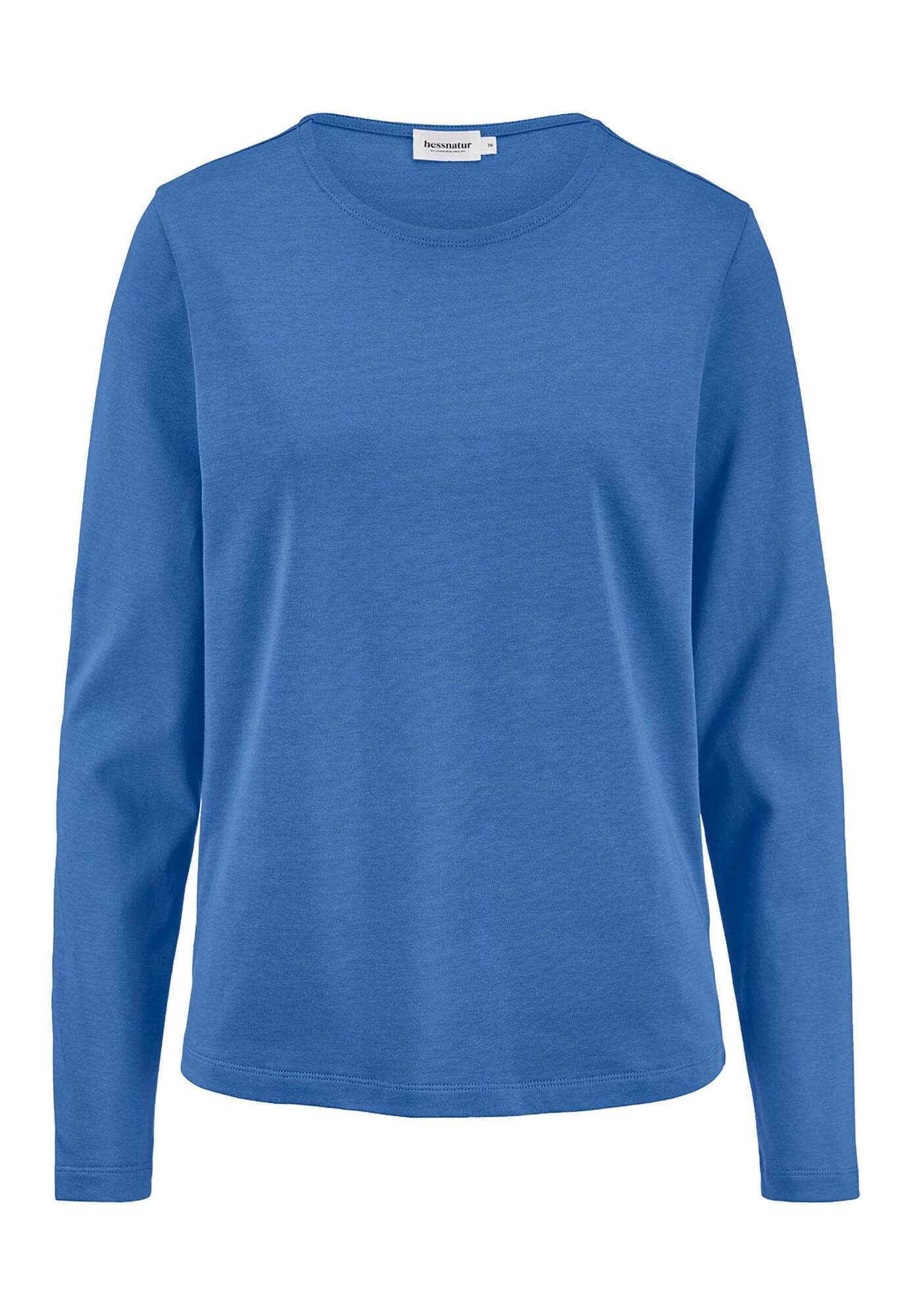 Hessnatur T-Shirt Langarm Regular aus reiner Bio-Baumwolle (1-tlg)