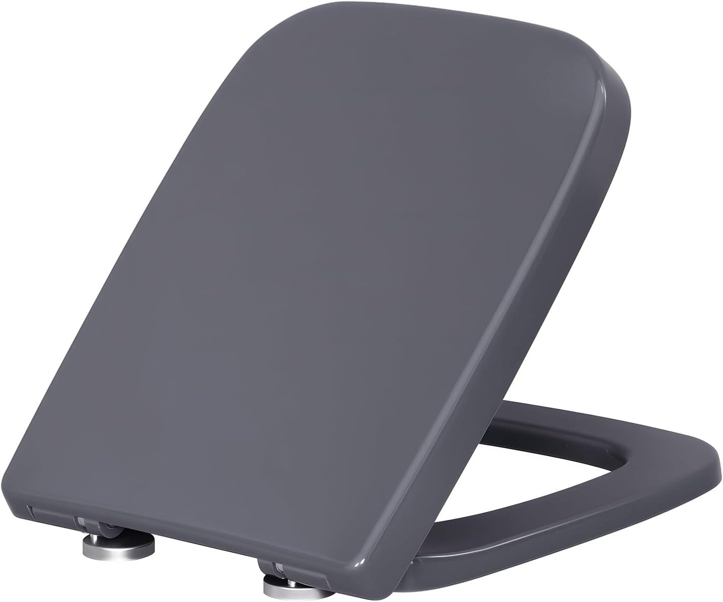 Woltu WC-Sitz (1-St), mit Absenkautomatik Duroplast Softclose Antibakterielle