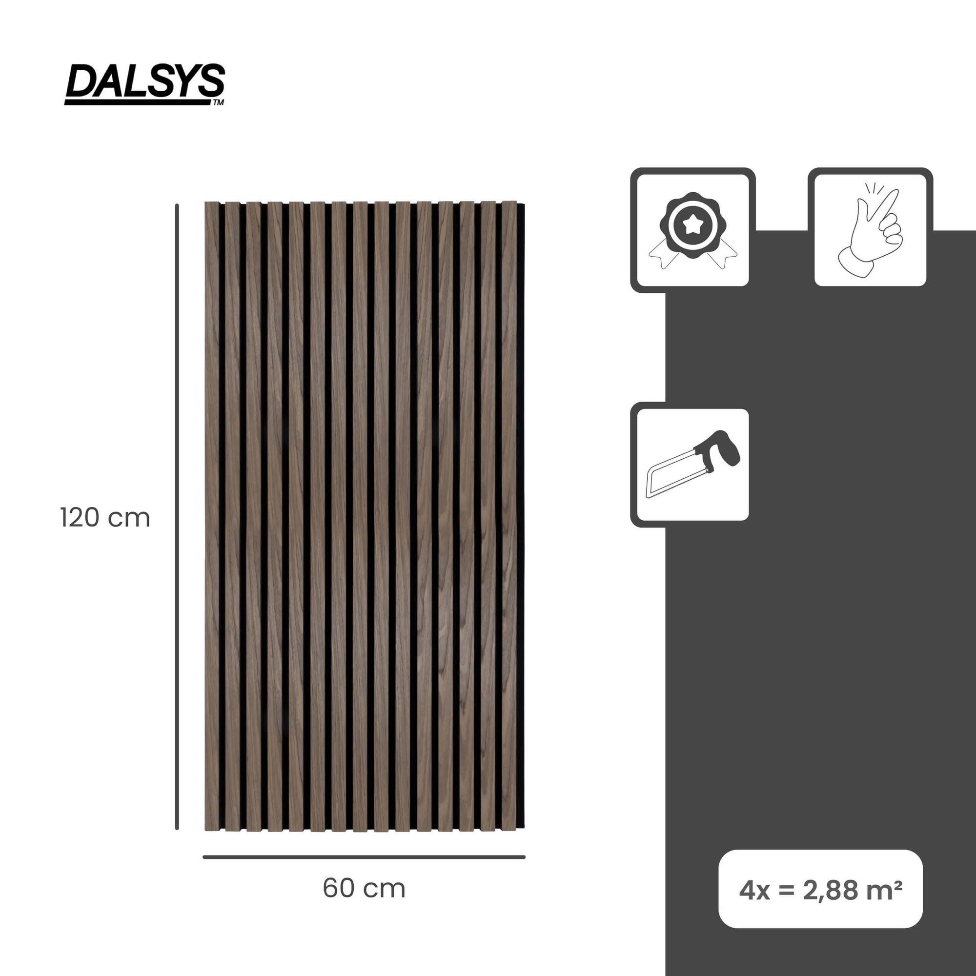 Dalsys Wandpaneel Akustikpaneele, BxL: 60x120 cm, günstig online kaufen