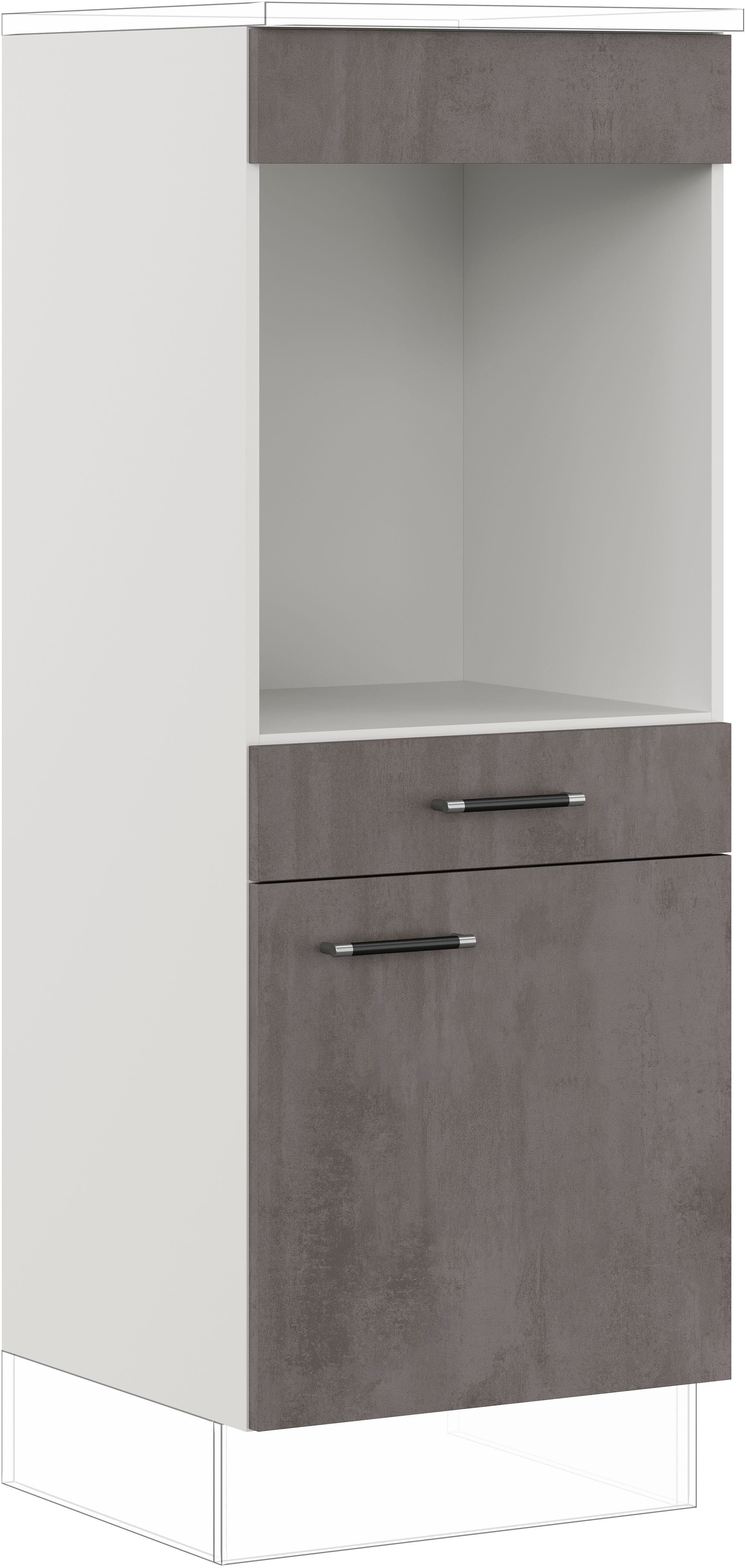 IMPULS KÜCHEN Backofenumbauschrank "Prag", Breite/Höhe: 60/147,5 cm, mit Soft-Close vormontiert, mit Schubkasten, mit verstellbarem Fachboden