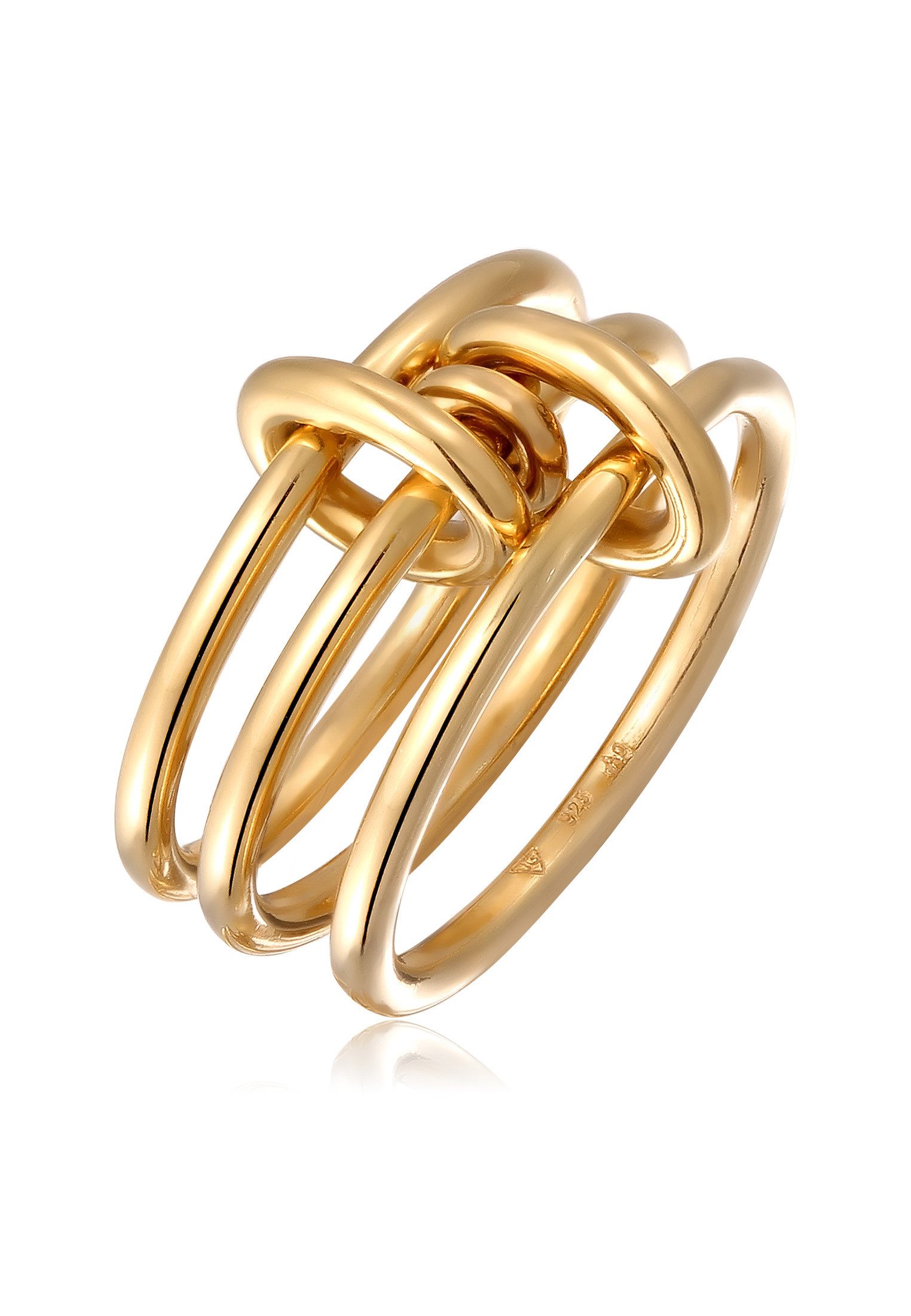 Elli Fingerring Bandring Stapellook 925 Sterling günstig online kaufen