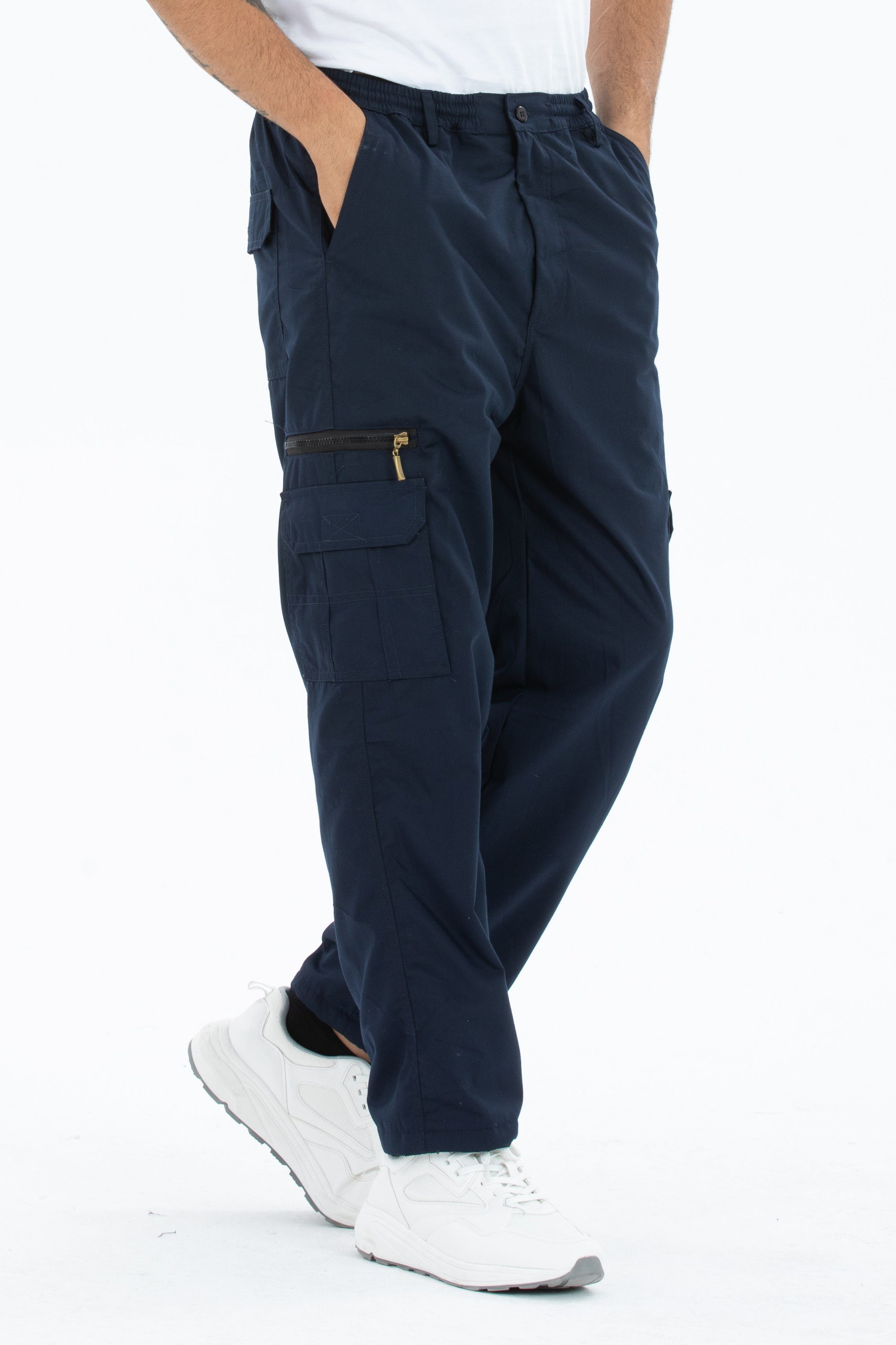 Kendindza Collection Cargohose Herren Cargohose Thermohose Dehnbund Winter günstig online kaufen