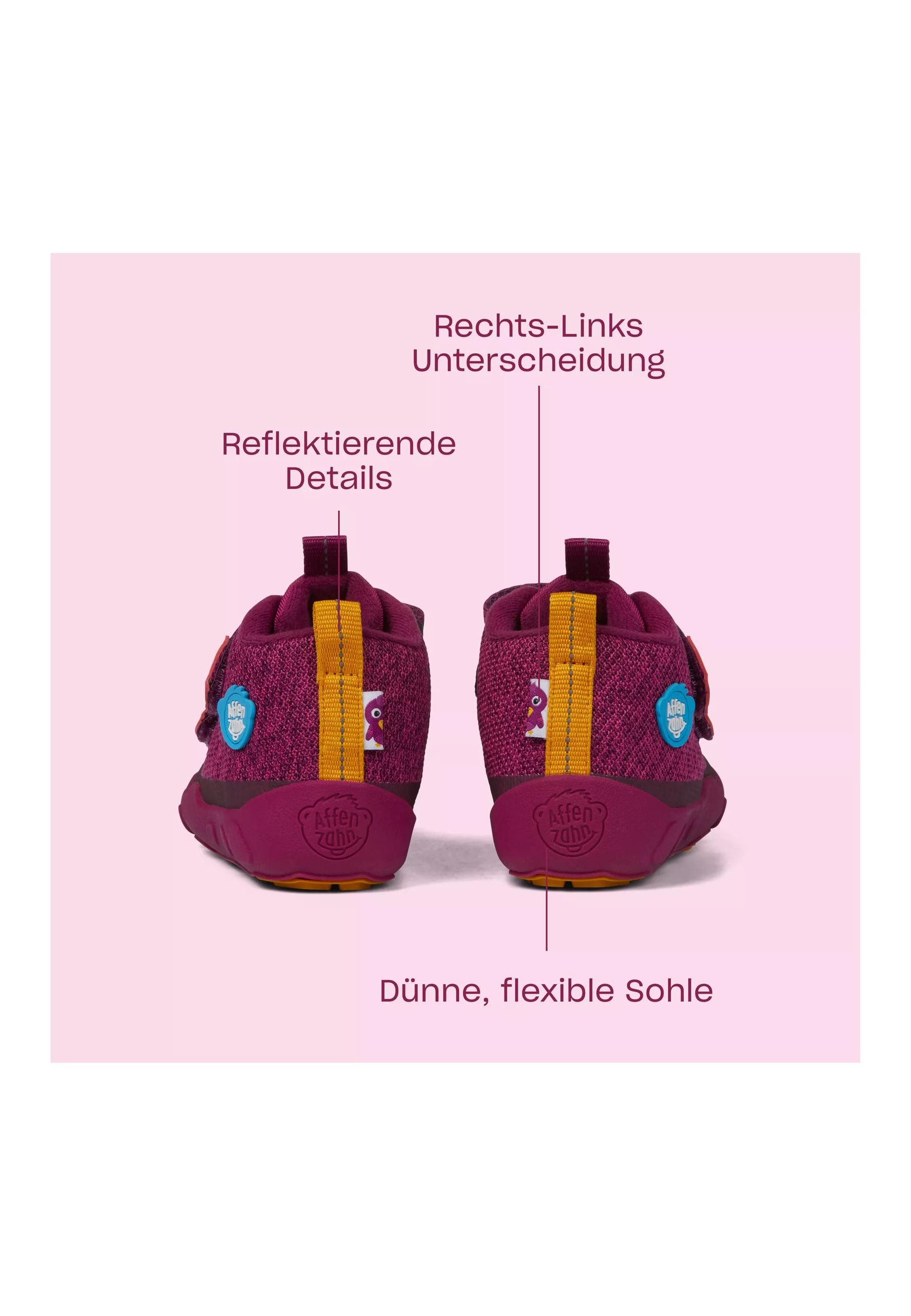 Affenzahn Knit Happy . Sneaker nach Barfußschuhprinzip