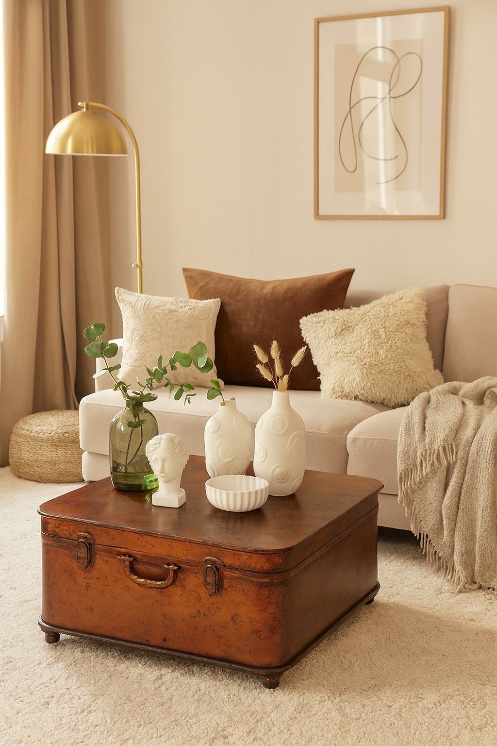 moebel-direkt-online Couchtisch Koffer, aus Metall, mit einer Vintageoberfl günstig online kaufen