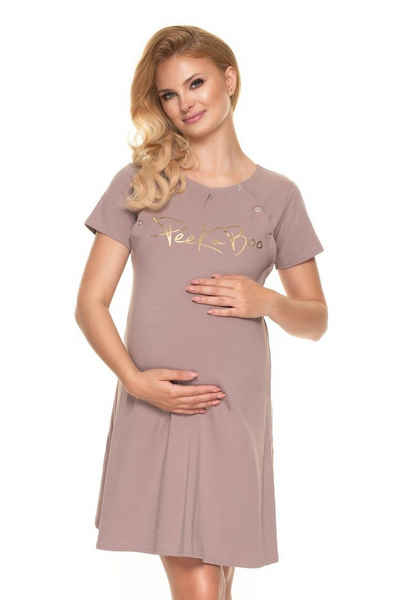 PeeKaBoo Umstandsnachthemd Stillnachthemd Nachthhemd Schwangerschaft