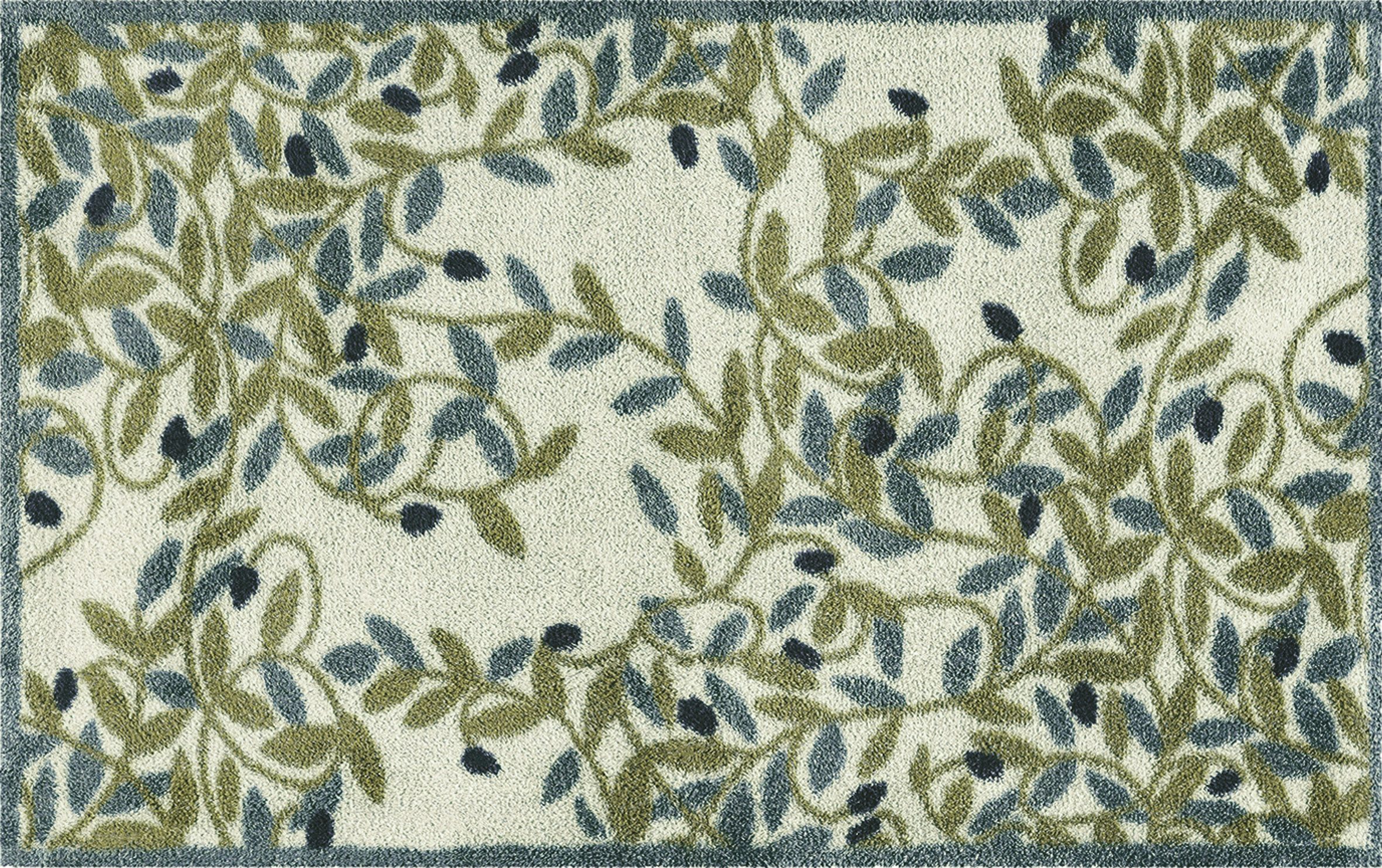 Turtle Mat Teppich Olive, rechteckig, Höhe: 9 mm