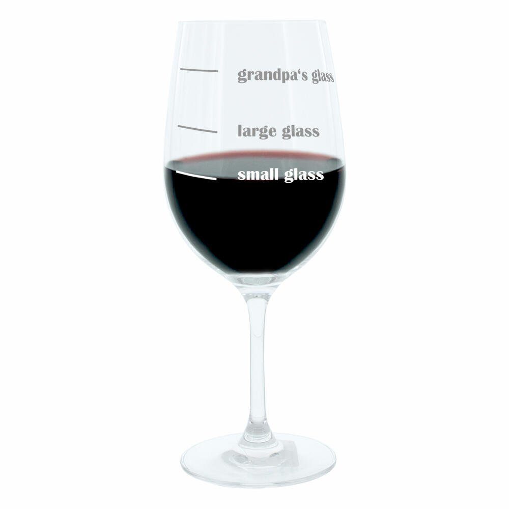 LEONARDO Weinglas XL Grandpas Glass, Glas, lasergraviert