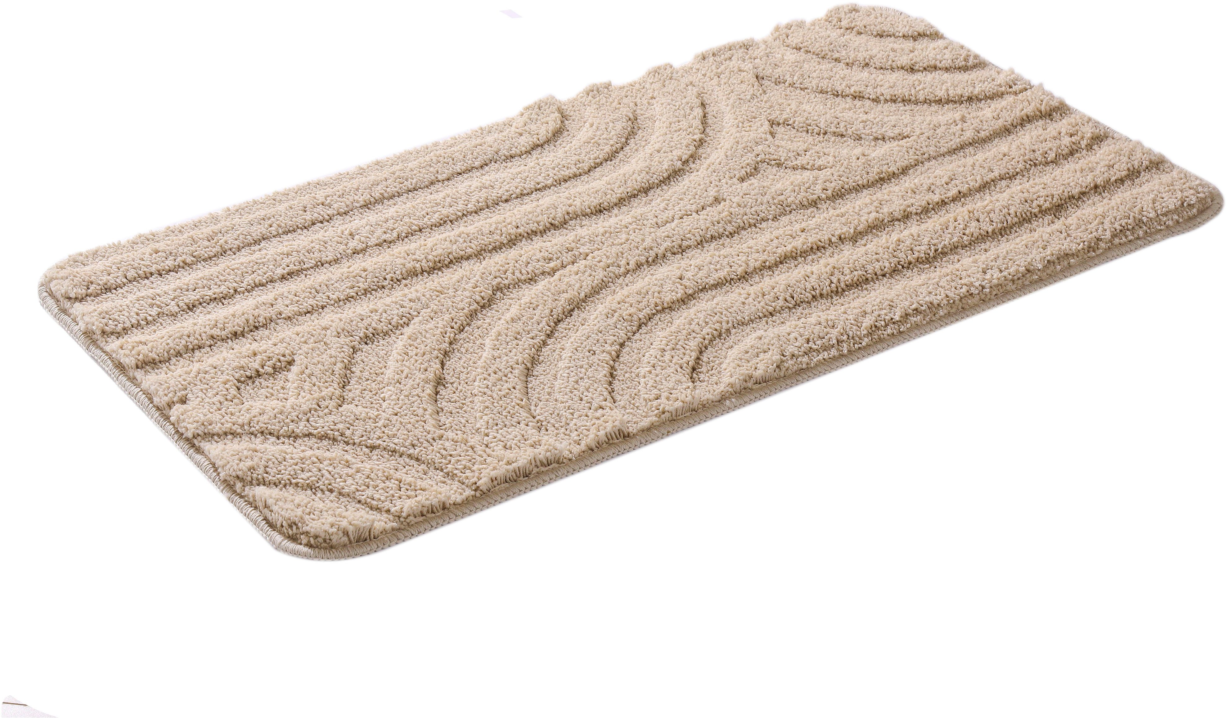 my home Badematte Sanremo Scandi, Badvorleger, Badezimmer Teppich, Duschvor günstig online kaufen