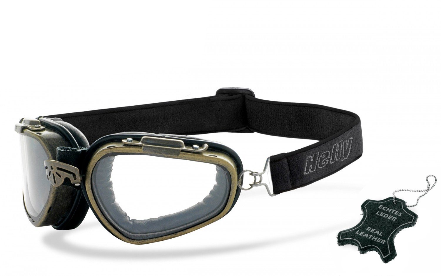 Helly - No.1 Bikereyes Motorradbrille falcon, gepolsterte Fliegerbille