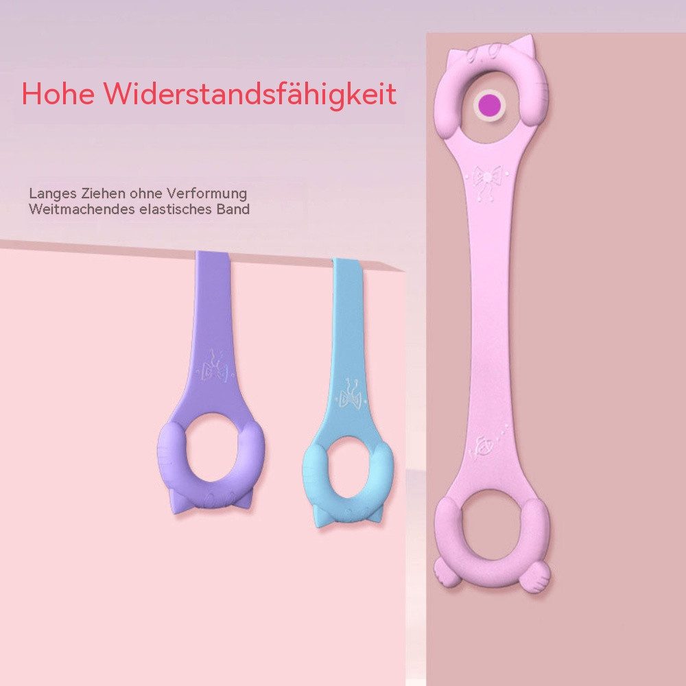 Blusmart Trainingsbänder 3 Stück Yoga Gurt Gymnastikband Elastisches Resistance Band, 8-förmiges Fitness,Für Physiotherapie, Yoga, Pilates, Dehnung