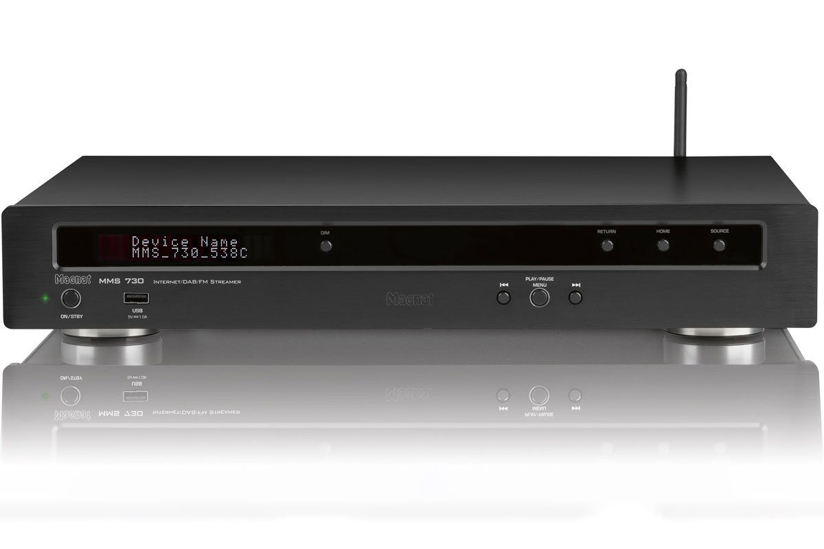 Magnat Streamer MMS 730 schwarz Netzwerkplayer (keine)