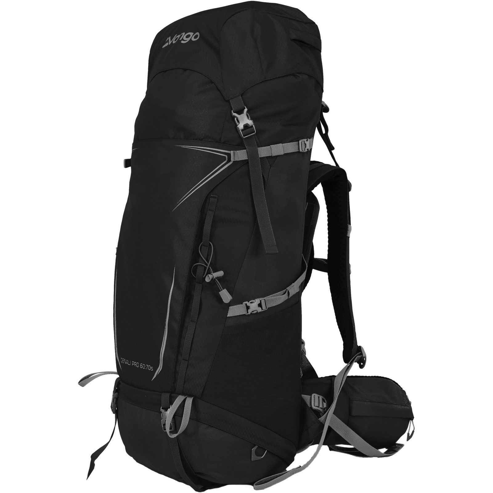 Vango Trekkingrucksack Trekkingrucksack Denali Pro S 60:70 L, Outdoor Wander Rucksack Regenschutz