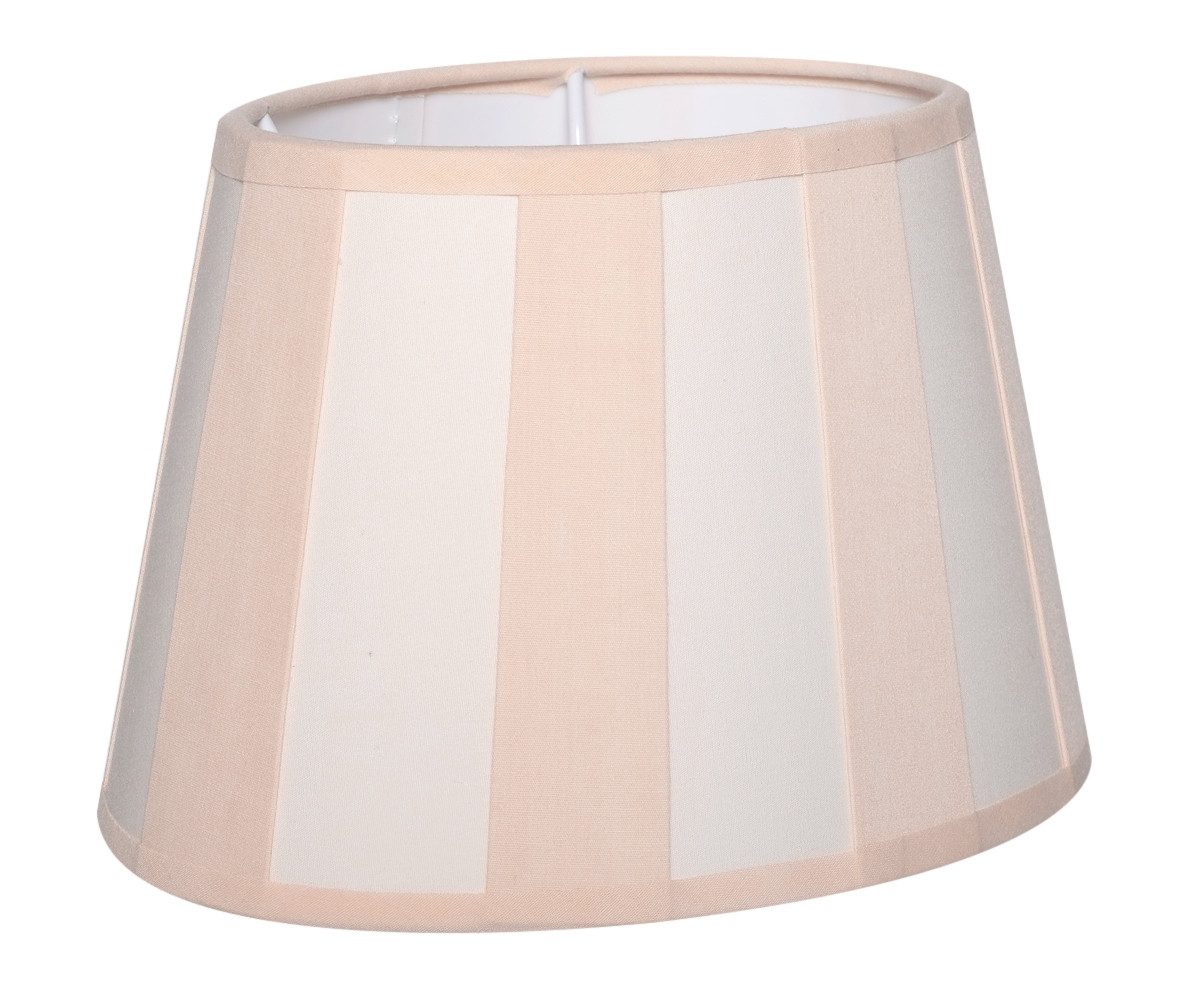 Brillibrum Lampenschirm Lampenschirm gestreift oval rund Streifenmuster E27 günstig online kaufen