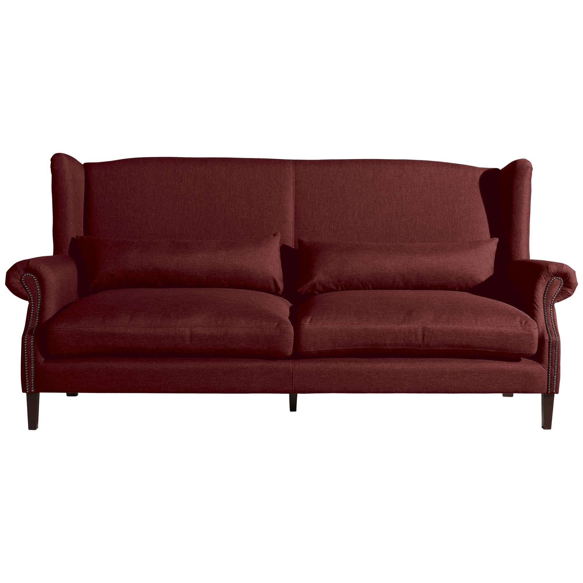 Kessel Sofa aufm Versand Kandy 1 Bezug Kostenlosem verarbeitet,bequemer Sofa (2-geteilt) Flachgewebe, hochwertig Sitz inkl. Sparpreis 58 Teile, 3-Sitzer