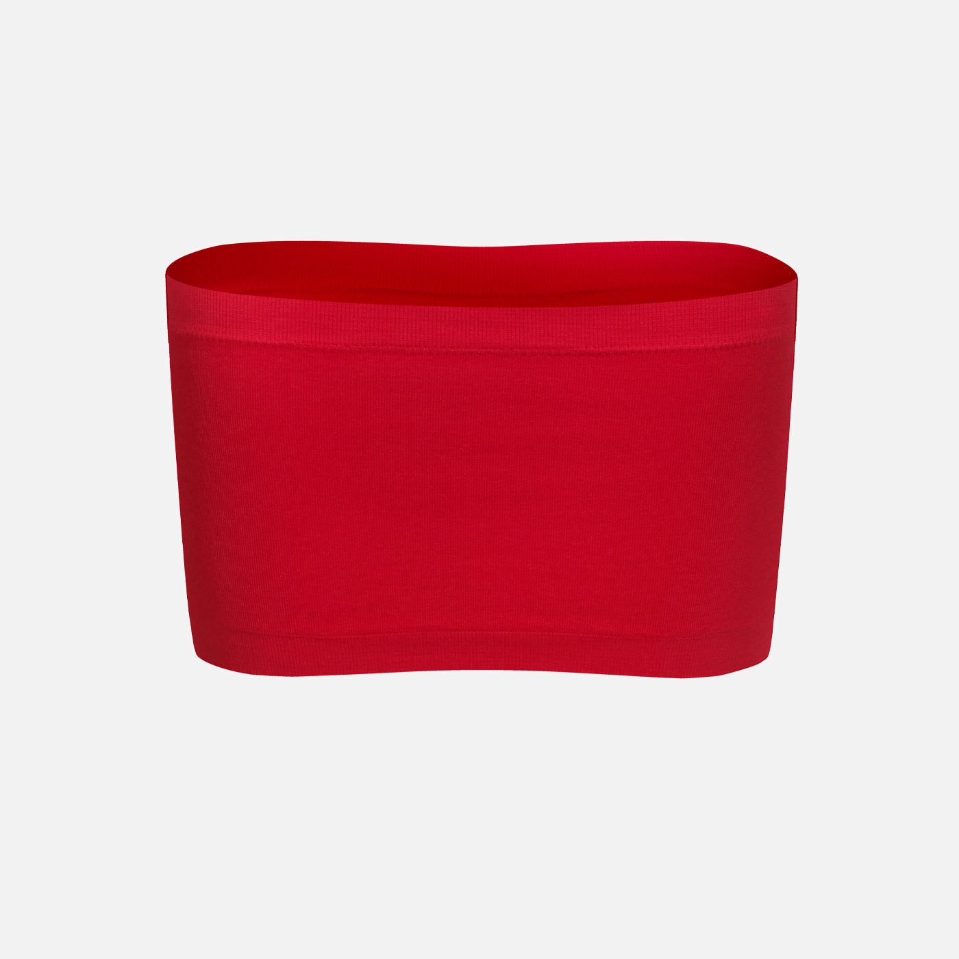 cfab (creamy fabrics) Bandeau-BH Bandeau-BH-Rot-S (1-tlg)