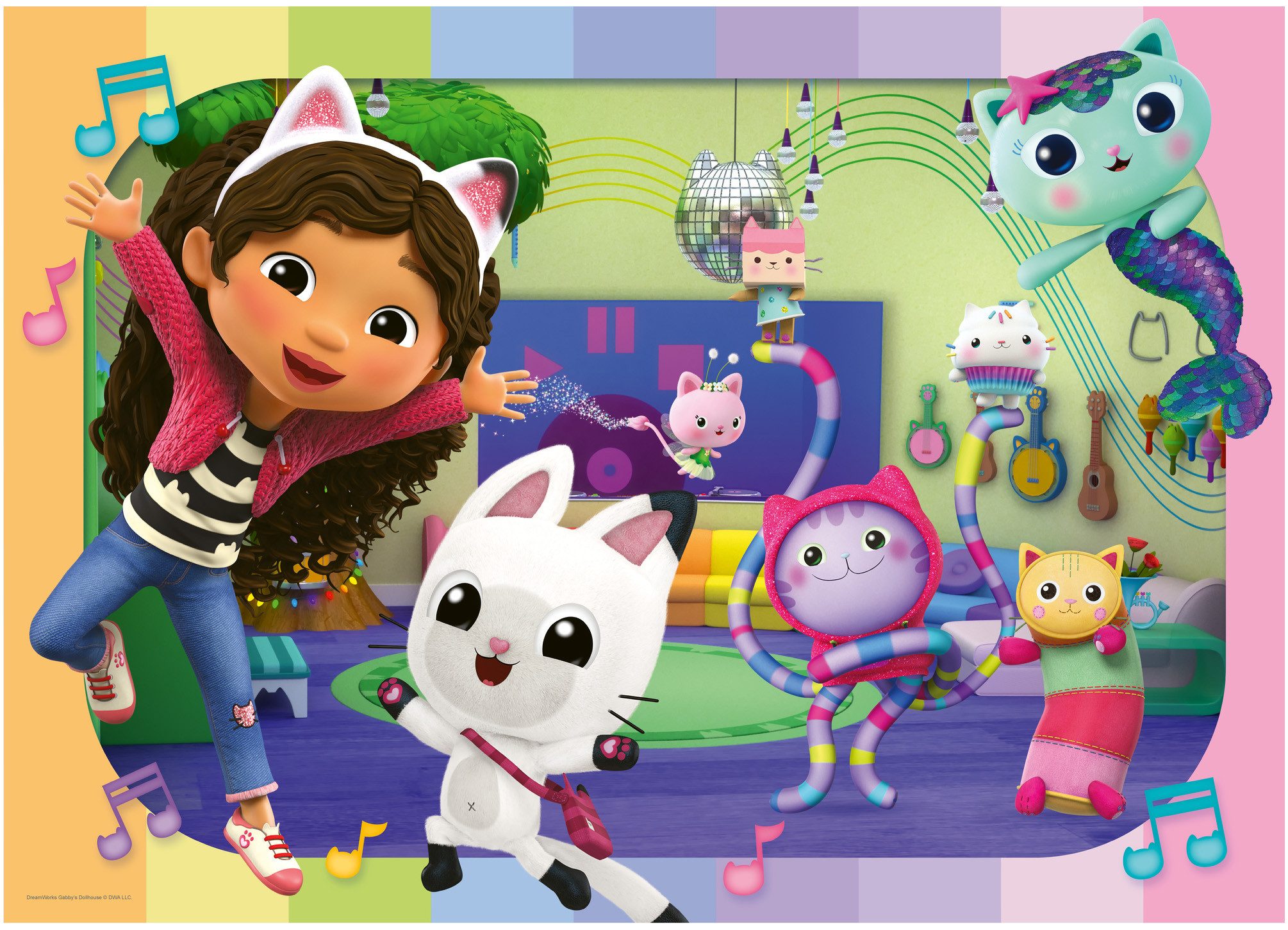 Ravensburger Puzzle Gabbys Tanzparty, 60 Puzzleteile, Made in Europe