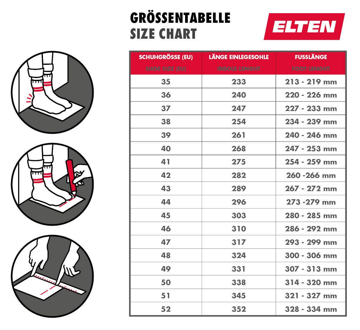 ELTEN Sicherheitsschuhe Travis XXT Grey-red – Leicht, ESD S1, Mit Kunststoffkappe