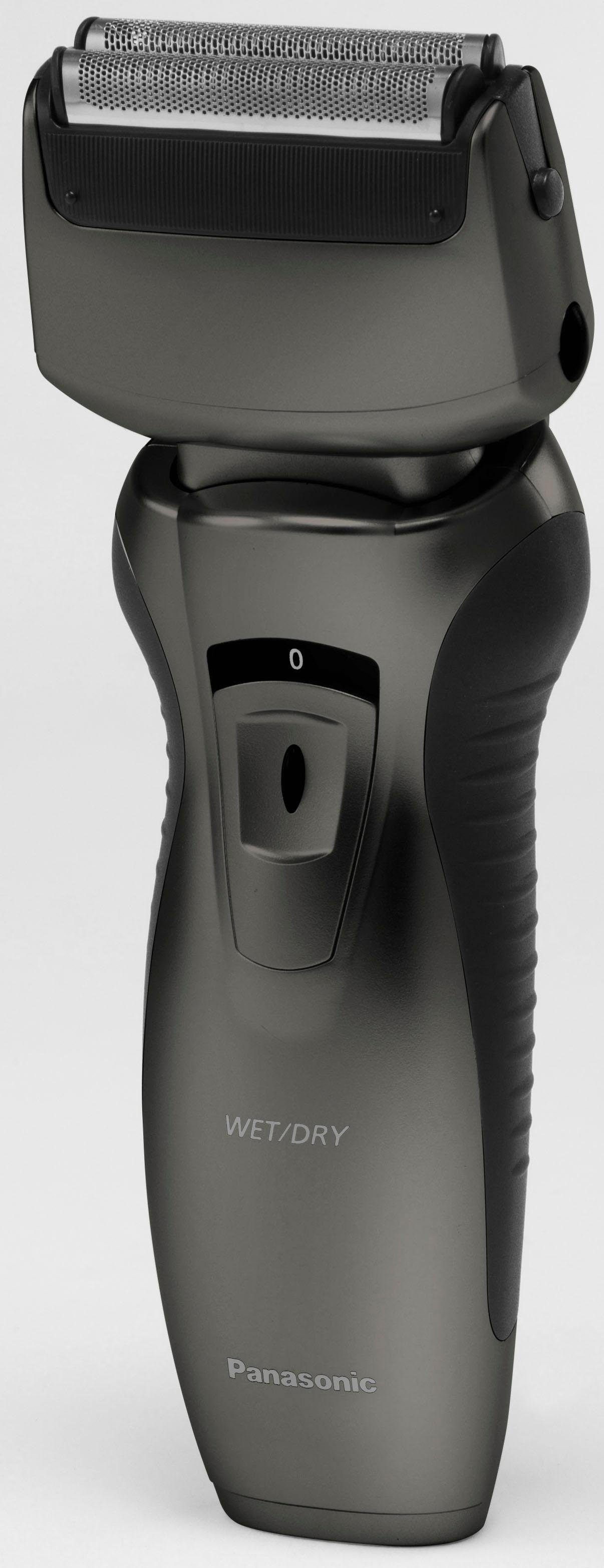 Panasonic Elektrorasierer ES-RW33-H503, Aufsätze: 0, ausklappbarer Langhaarschneider, Rasierer mit Ladestation