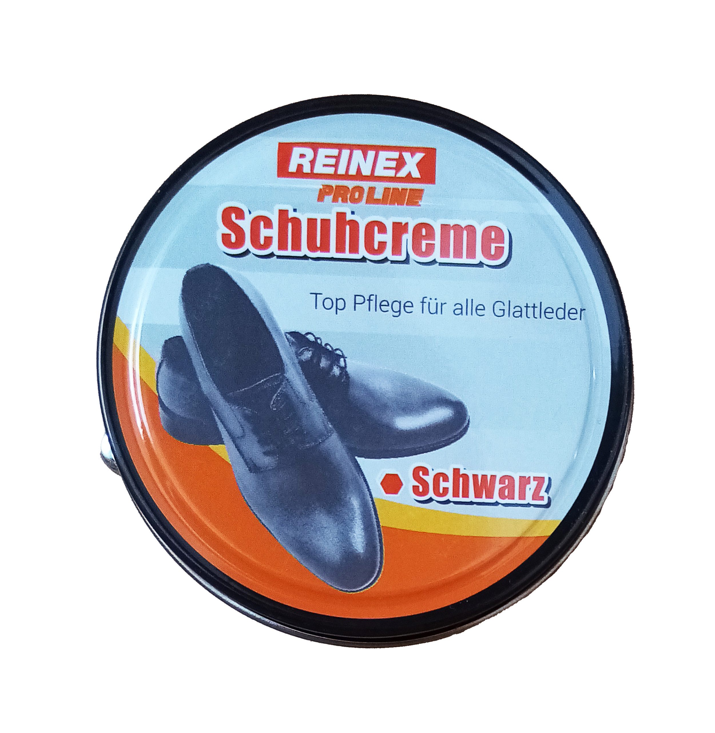 Reinex SCHUHCREME 45ml Schuhpflege Schuhpflegecreme Schuhputz (Schwarz-89) Schuhcreme, Schuh Pflege Creme