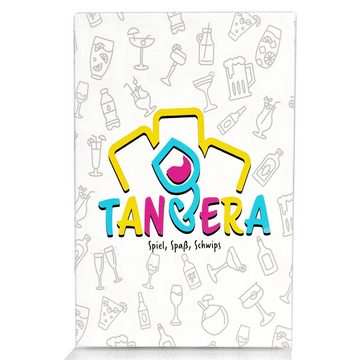 Tangera Spiel, Saufspiel, Trinkspiel, Partyspiel Das original TANGERA Trinkspiel / Kartentrinkspiel, 55 hochglanz Spielkarten