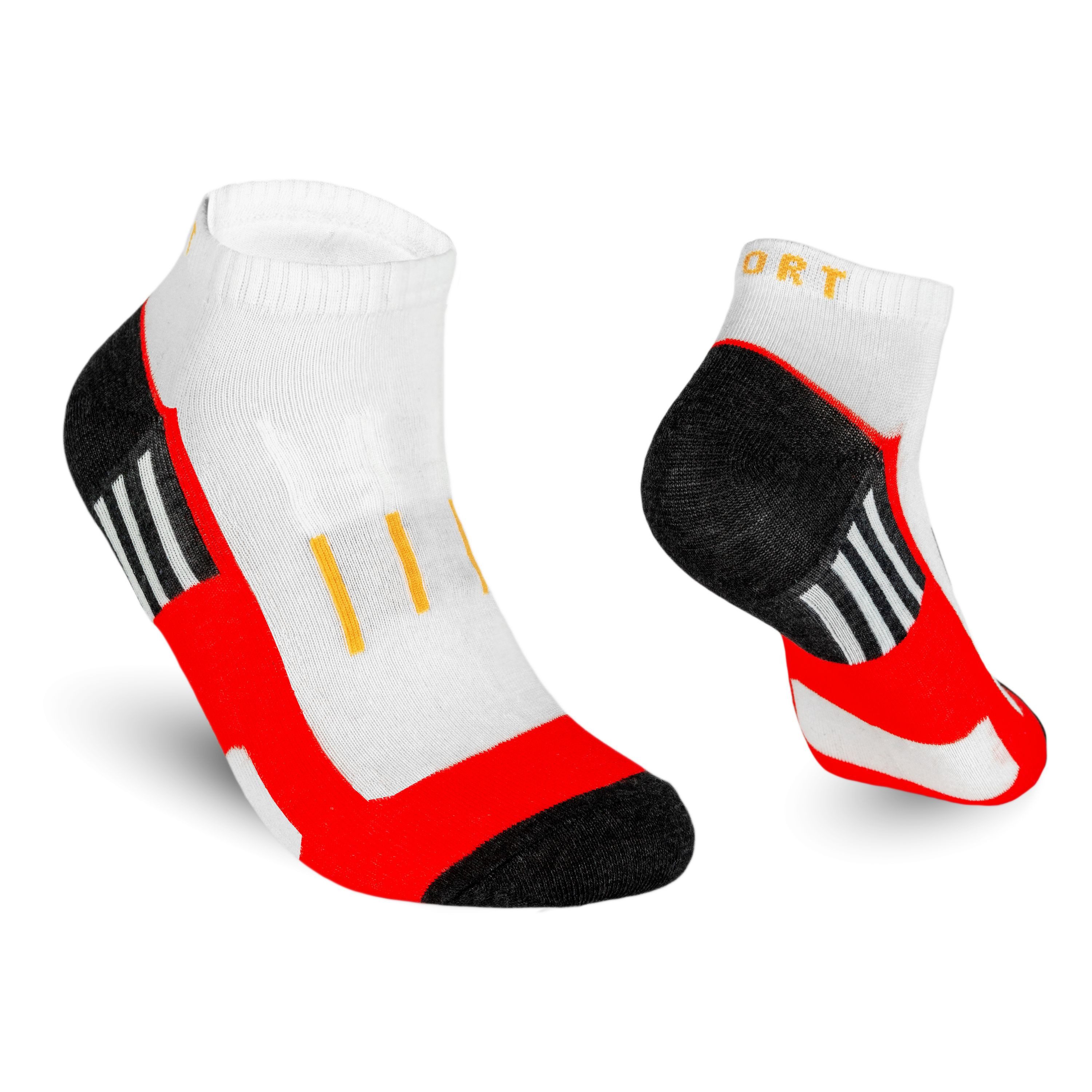 TEXEMP Sneakersocken 6 - 12 - 18 Paar Sneaker Socken Herren & Damen Mehrfarbig Baumwolle (Packung, 18-Paar) Robust & Langlebig – Bild 2 von 5