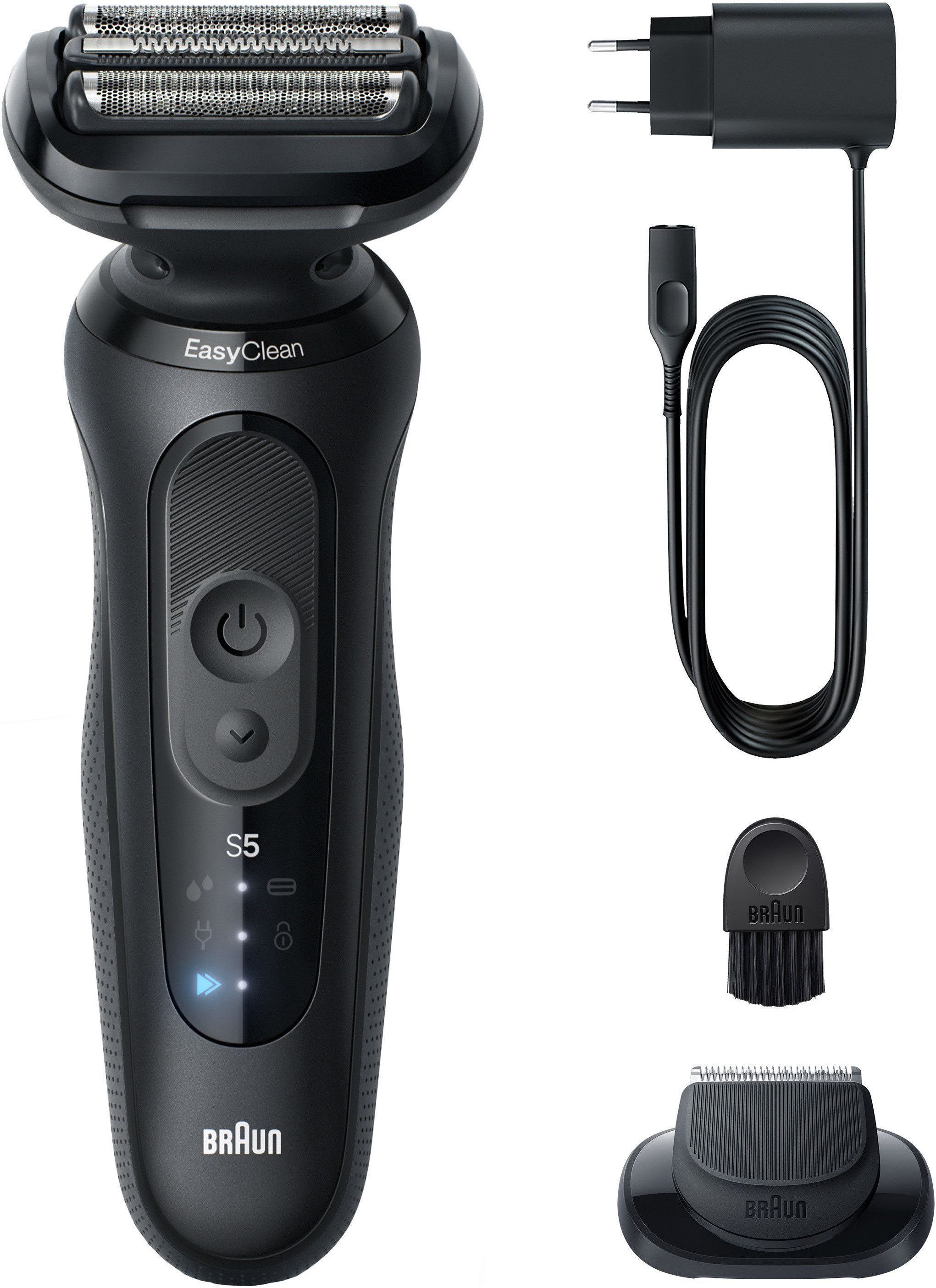 Braun Elektrorasierer Series 5 52-N1200s, Aufsätze: 1, 100% wasserdicht, Präzisionstrimmer-Aufsatz, Bis zu 50 Min – Bild 2 von 5
