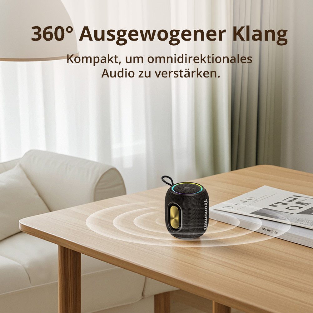 Tronsmart T8 Mini Tragbarer Outdoor-Lautsprecher Portable-Lautsprecher (16 W)