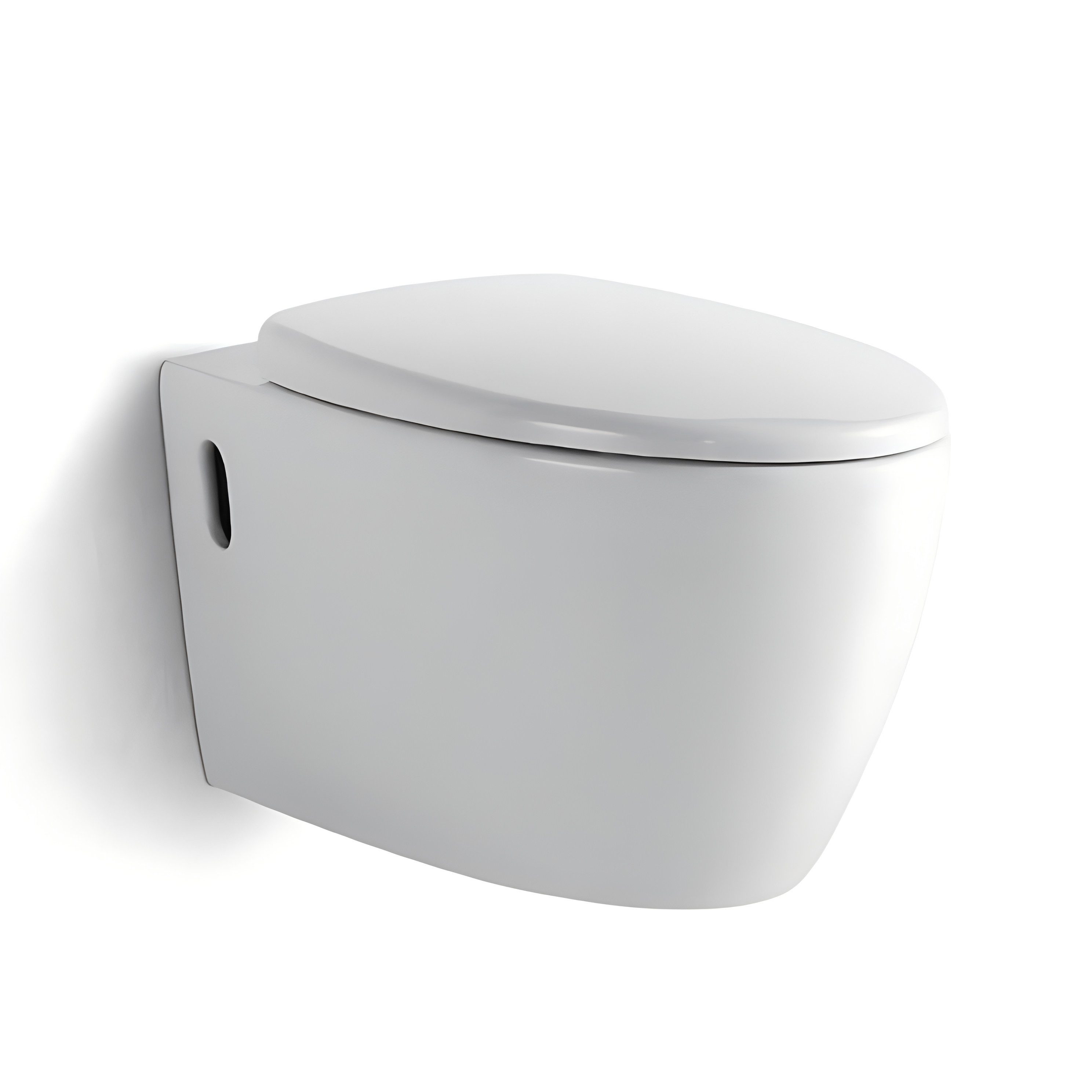 WC-Komplettset Toilette Spülrandlos abnehmbarer WC Sitz mit Softclose (W0104)