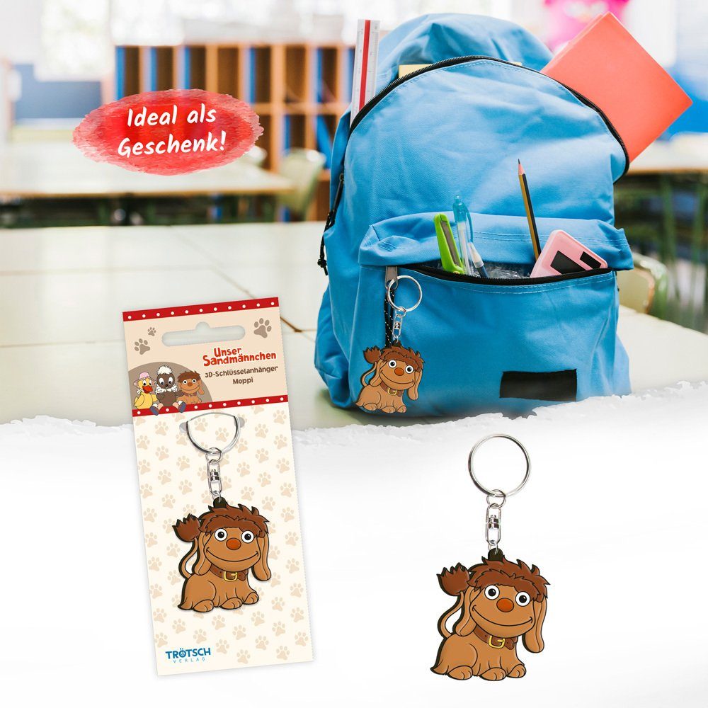 Trötsch Verlag Schlüsselanhänger Moppi - 3D-Schlüsselanhänger (10er-VE) günstig online kaufen