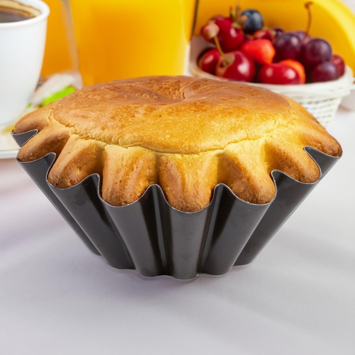 Schneider GmbH Backform 12 x Kuchenform Brotbackform BRIOCHE Non-Stick Antihaft – Bild 2 von 3