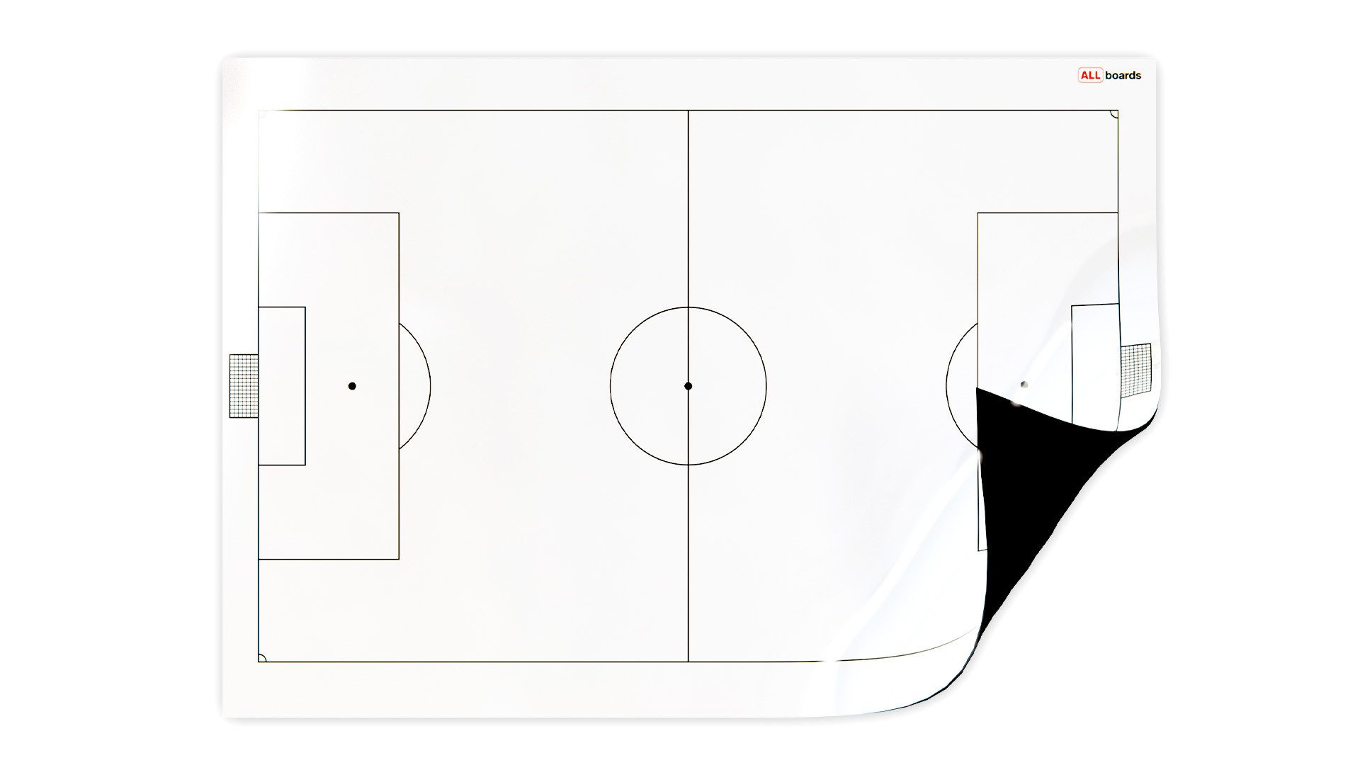 ALLboards Magnettafel Trocken abwischbare magnetische Auflage FUSSBALL: FELD, Größe A4