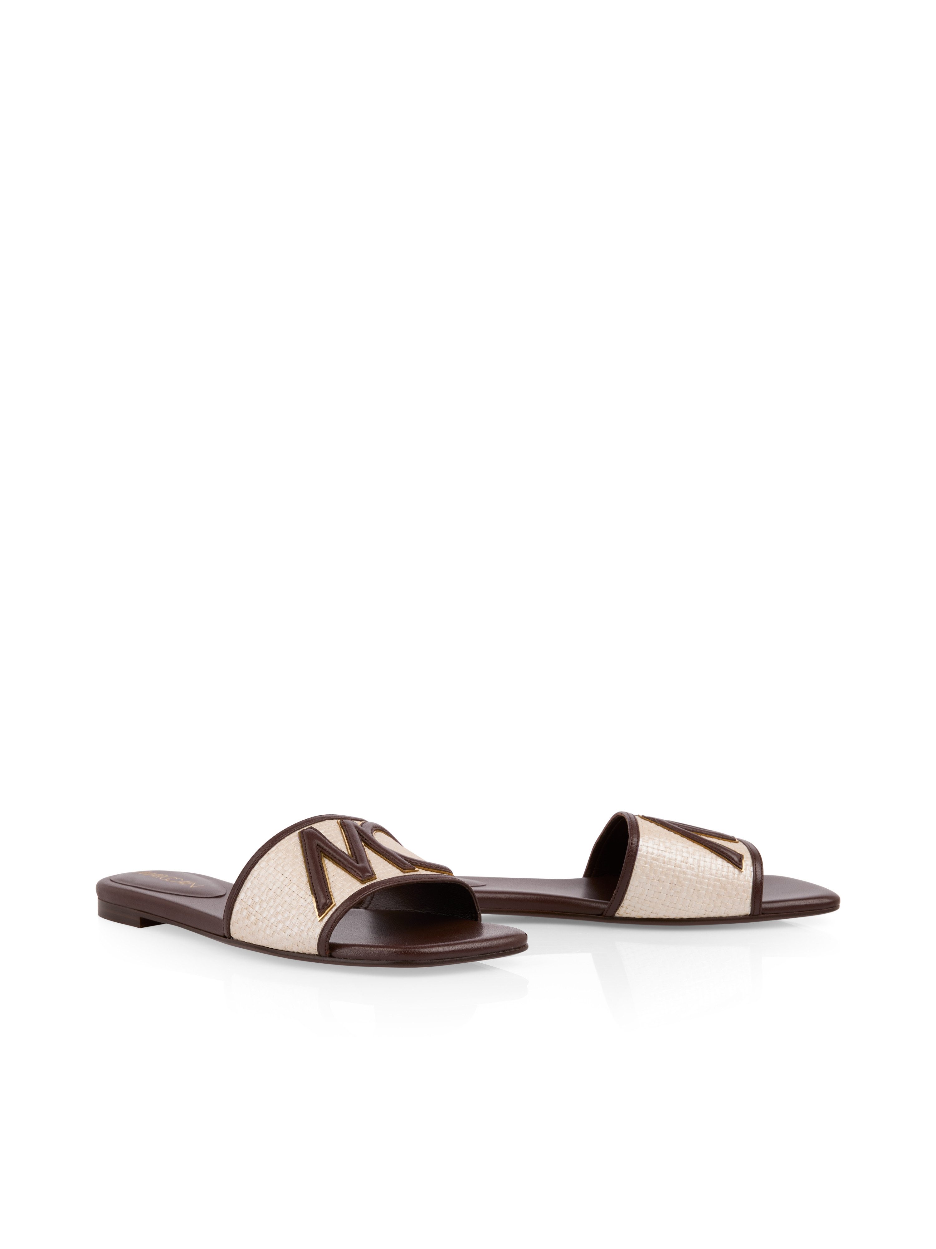 Marc Cain Collections Leo' Oasis Pantolette Sommerschuh, Flats mit markantem MC Logo