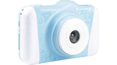 AgfaPhoto AgfaPhoto Fotoapparat Realikids Cam 2 – Digitalkamera für Kinder (Foto, Video, 3,5 Zoll LCD-Display, Fotofilter, Selfie-Modus, Lithium-Akku) Blau Kinderkamera