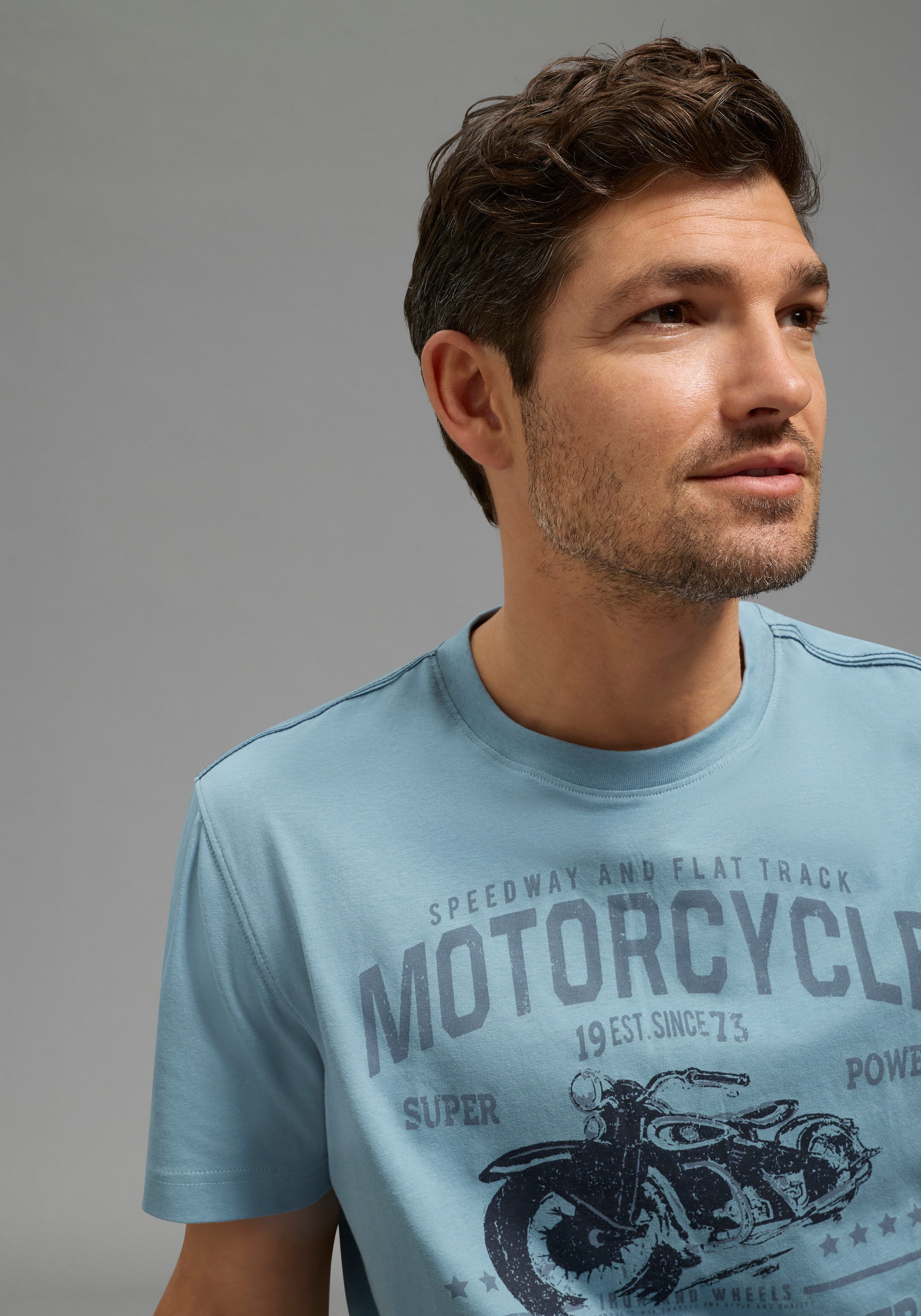 Arizona T-Shirt Kurzarm, lässige Passform, bedruckt, Rundhals, casual