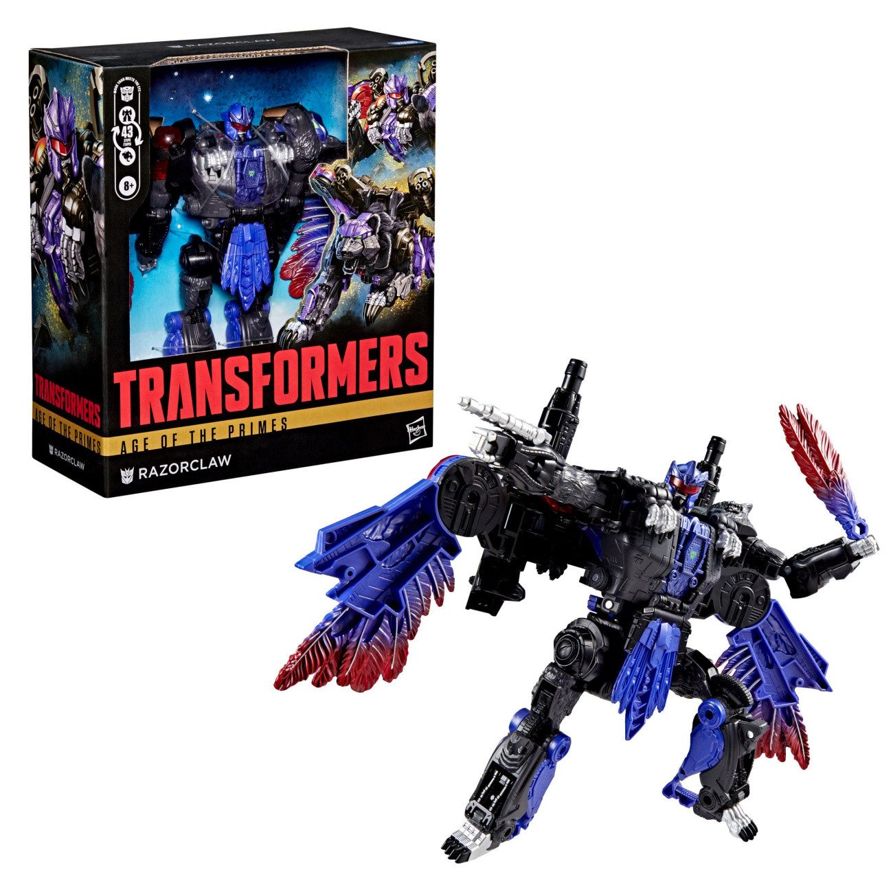Hasbro Actionfigur Transformers Age of the Primes Leader Class Actionfigur Razorclaw 19 c