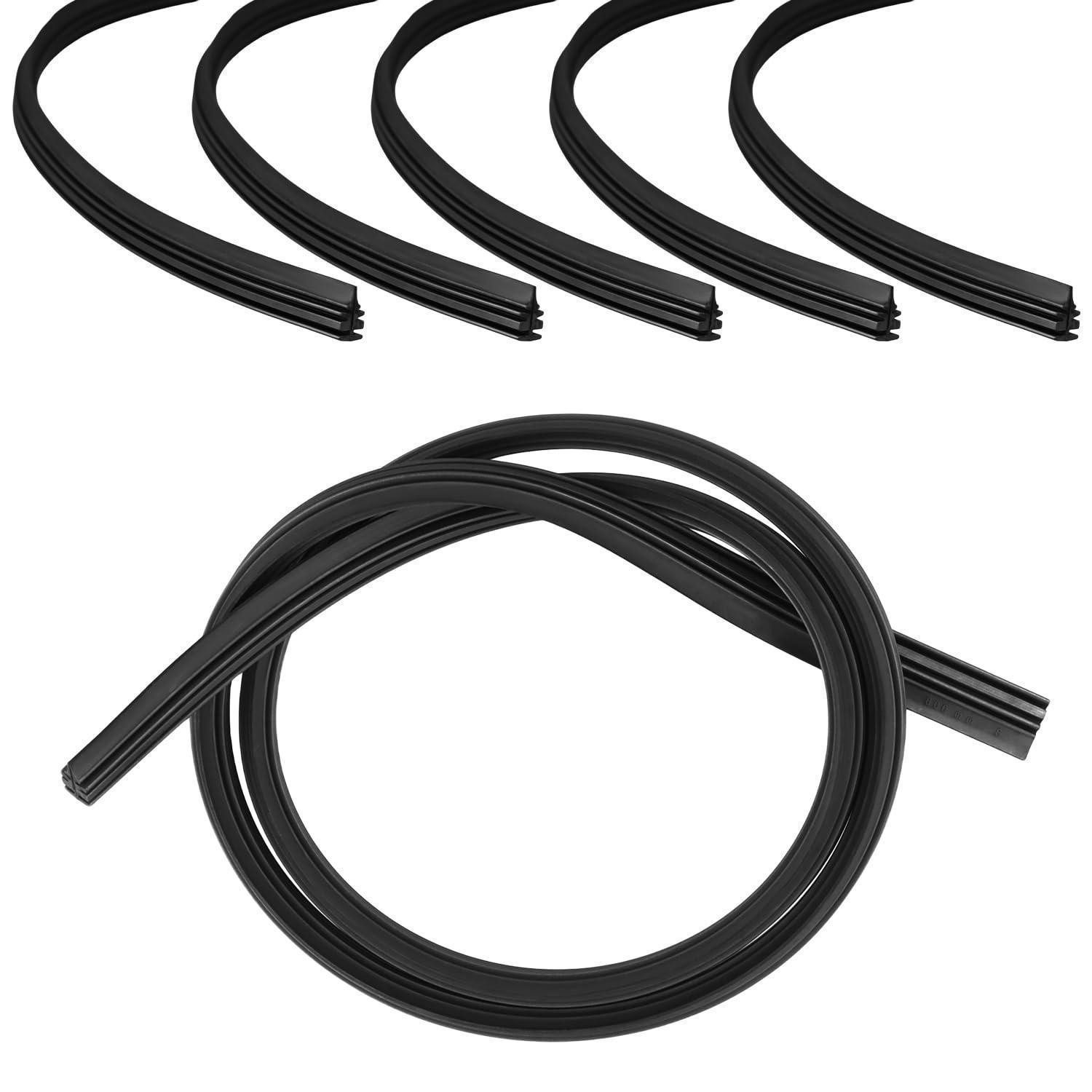 LuxusKollektion Scheibenwischblätter Scheibenwischer Ersatzgummi Universal 6er Set Zuschneidbar 700 mm