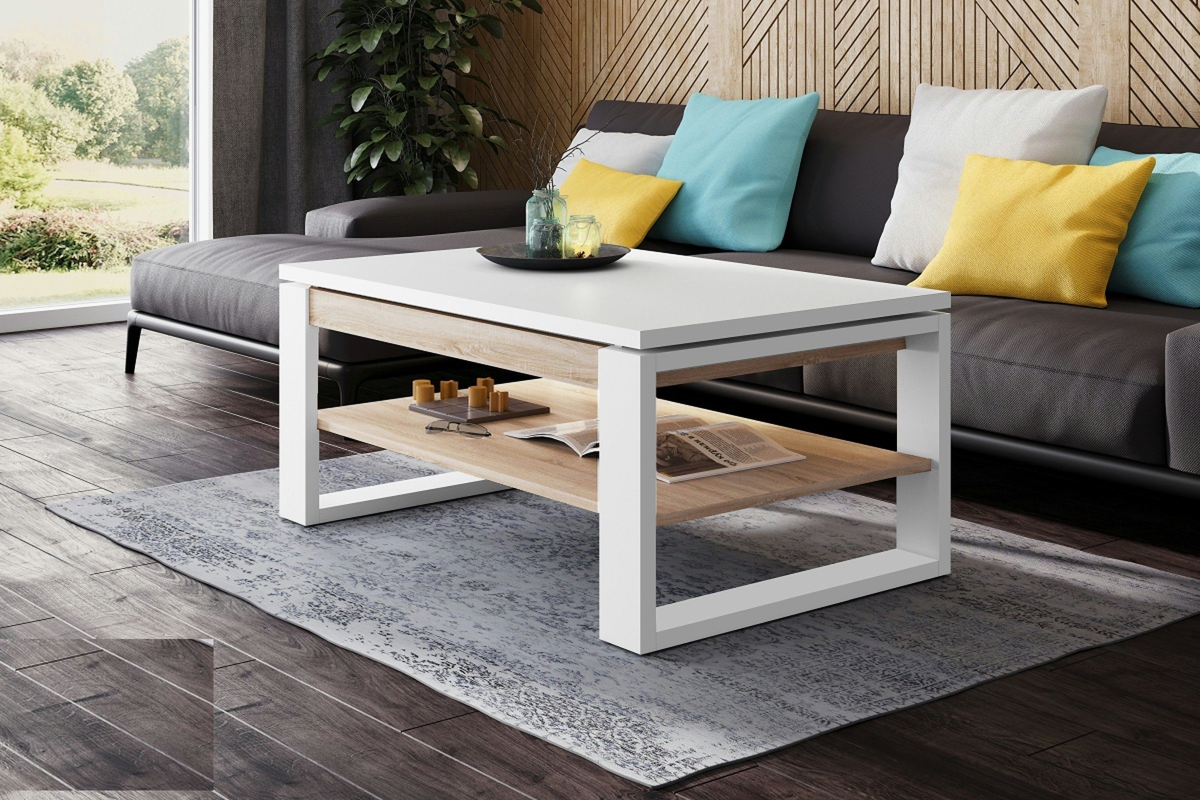 designimpex Couchtisch Design Multifunktionstisch Nuo Arbeitstisch günstig online kaufen