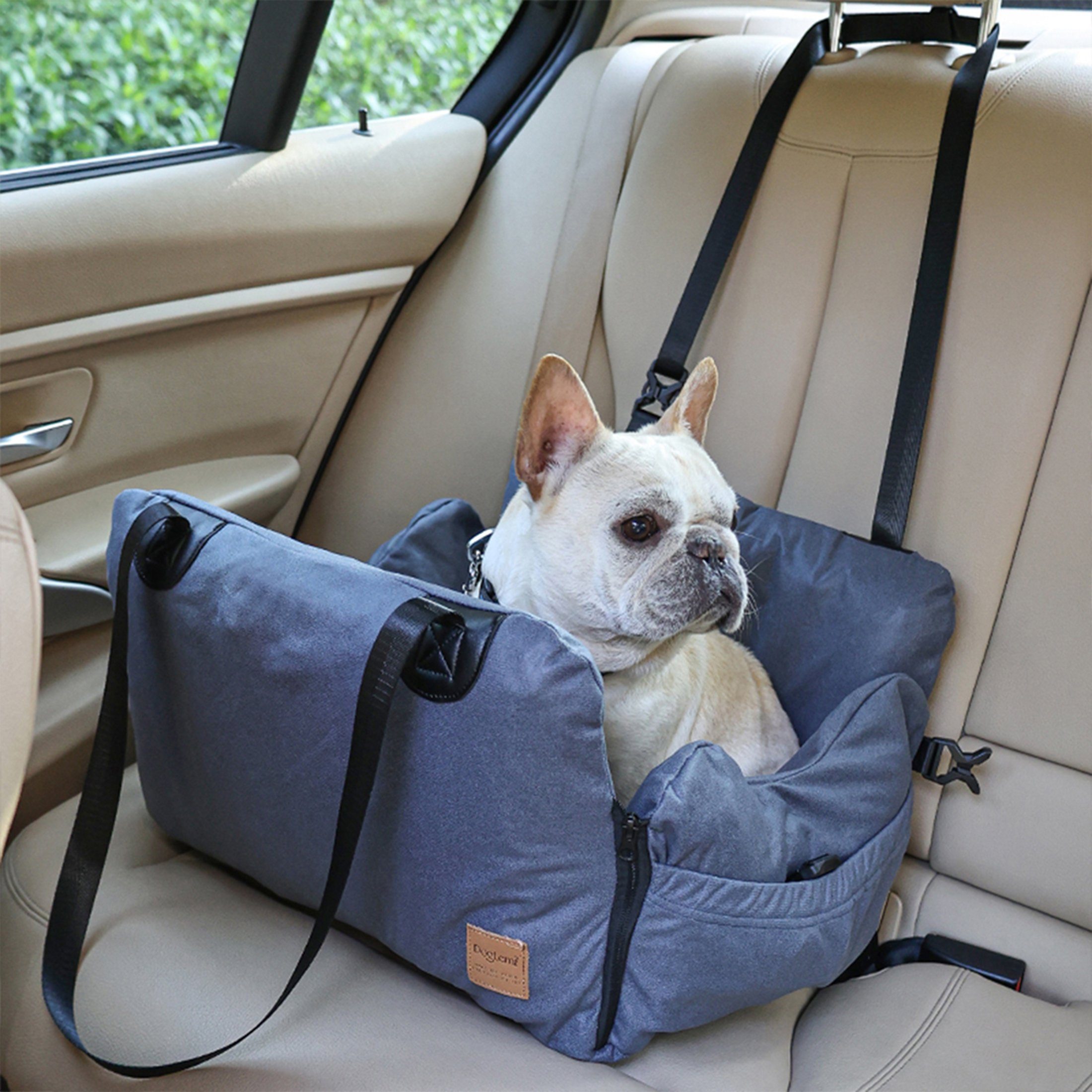 LAPA HOME Hunde-Autositz tragbar Hundesitz Autositz & Hundebett Haustier  Luftsack Auto-Sitz, multifunktionales wasserdicht Hundebett 2-in-1 Autositz  für Hunde